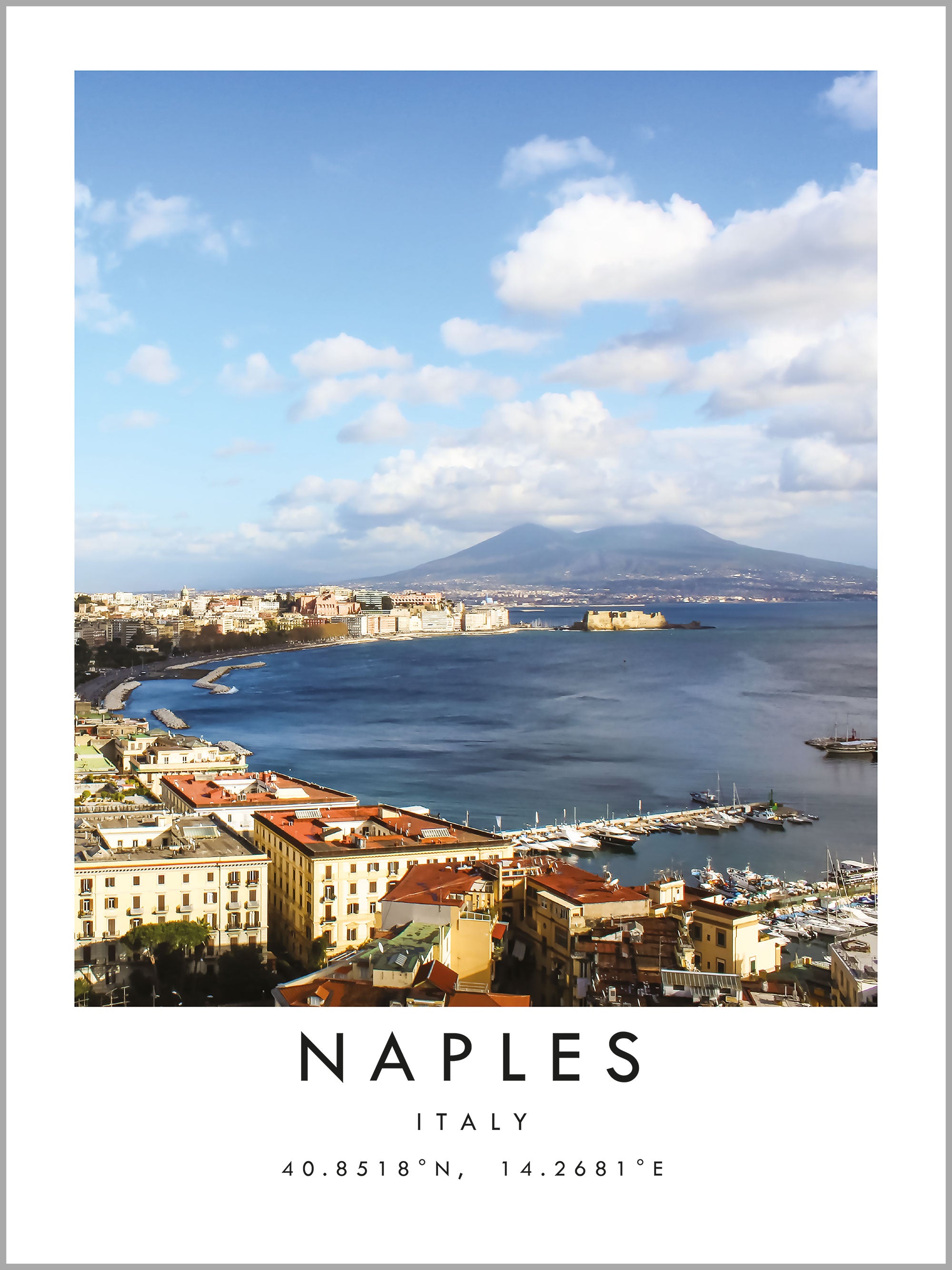Naples Travel Print