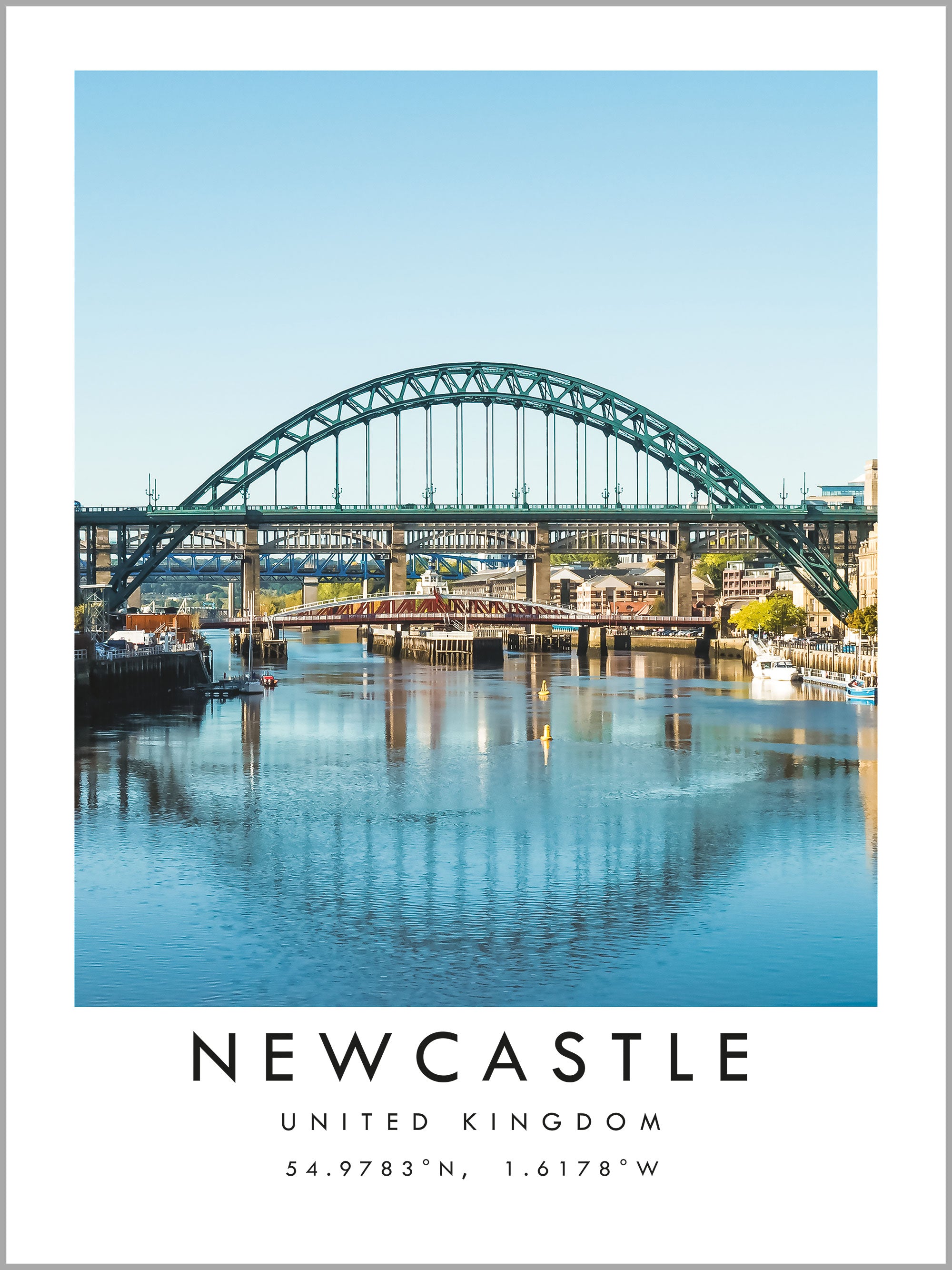 Newcastle Travel Print