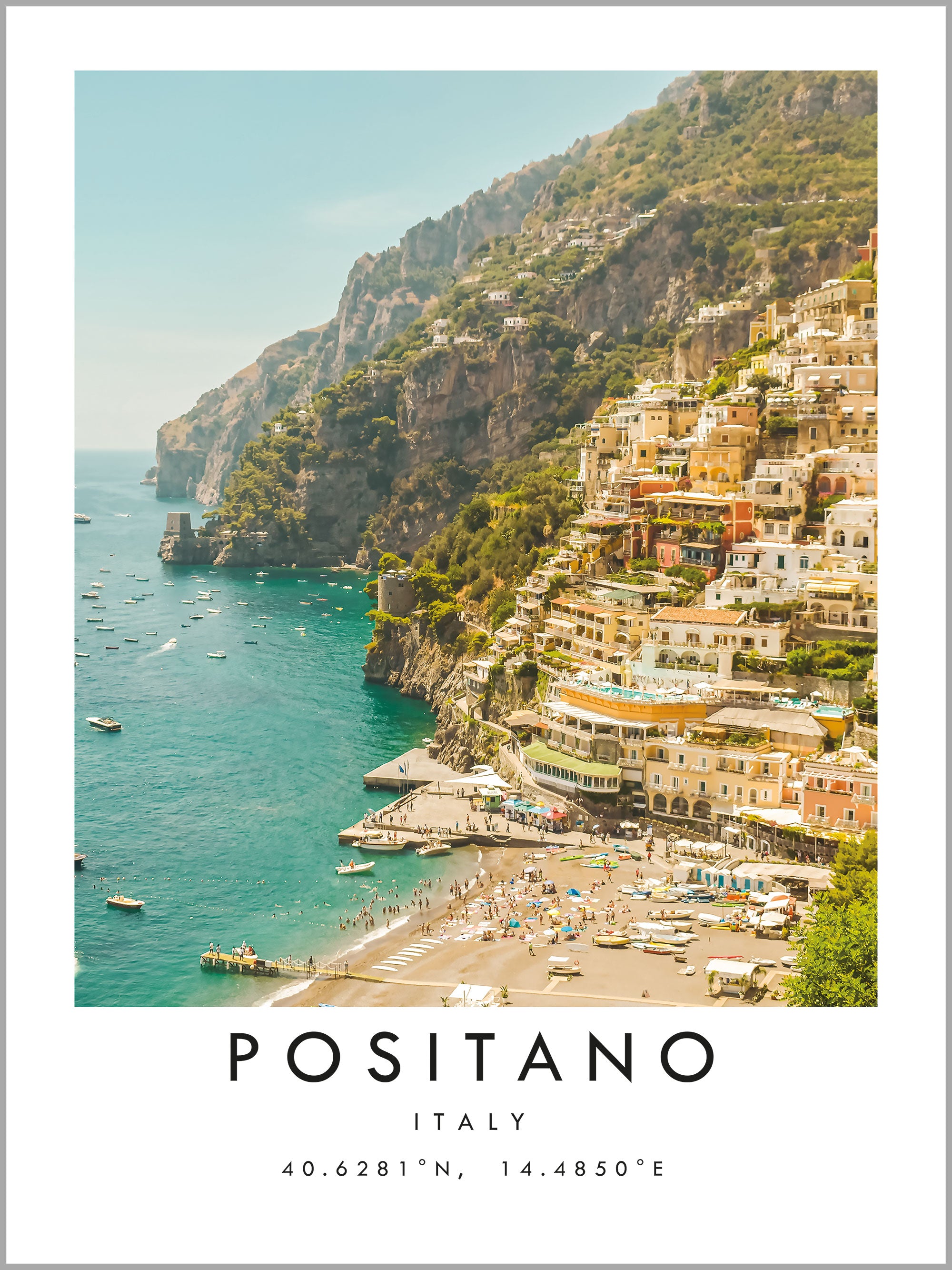 Positano Travel Print