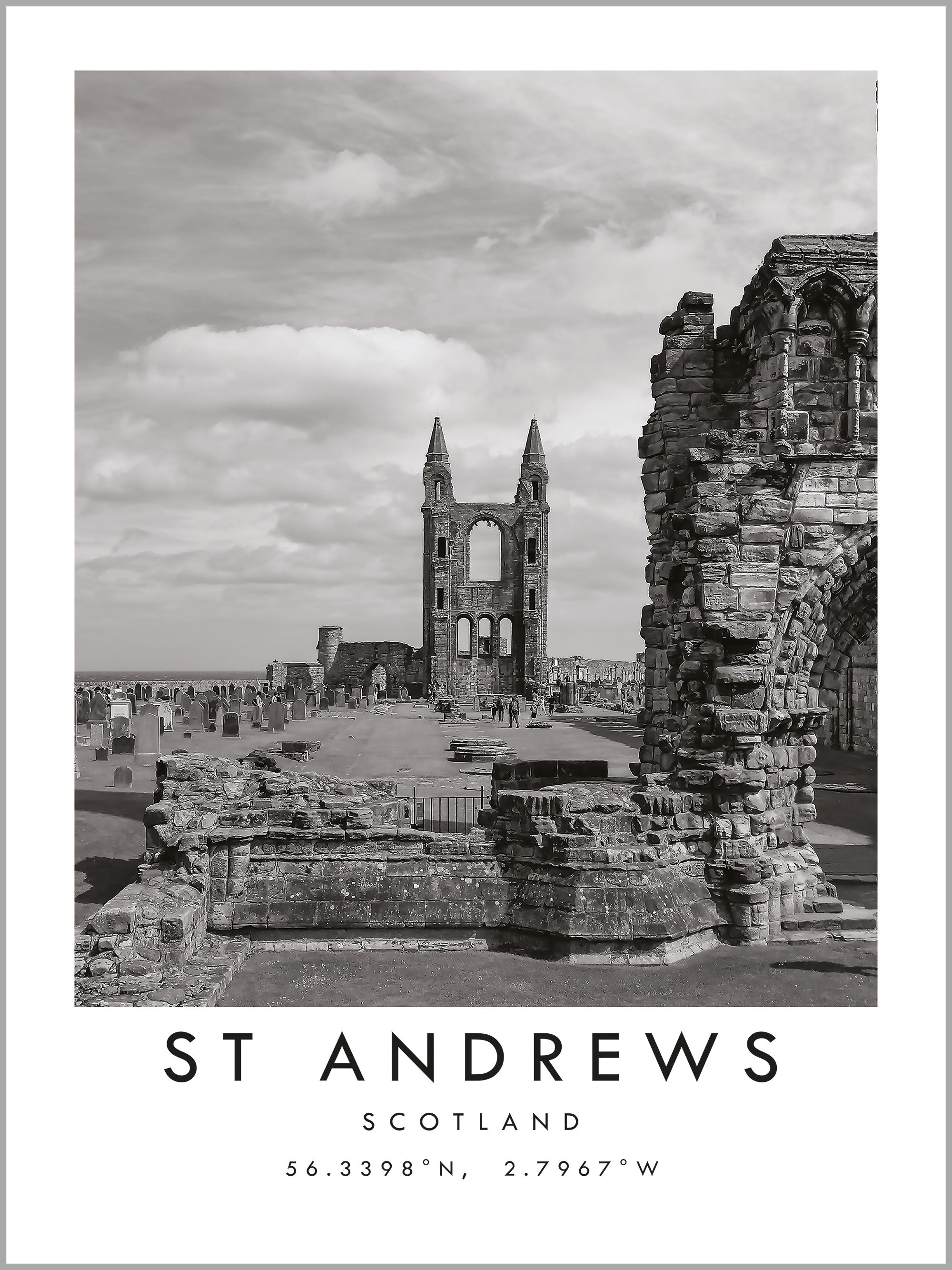 St Andrews Travel Print