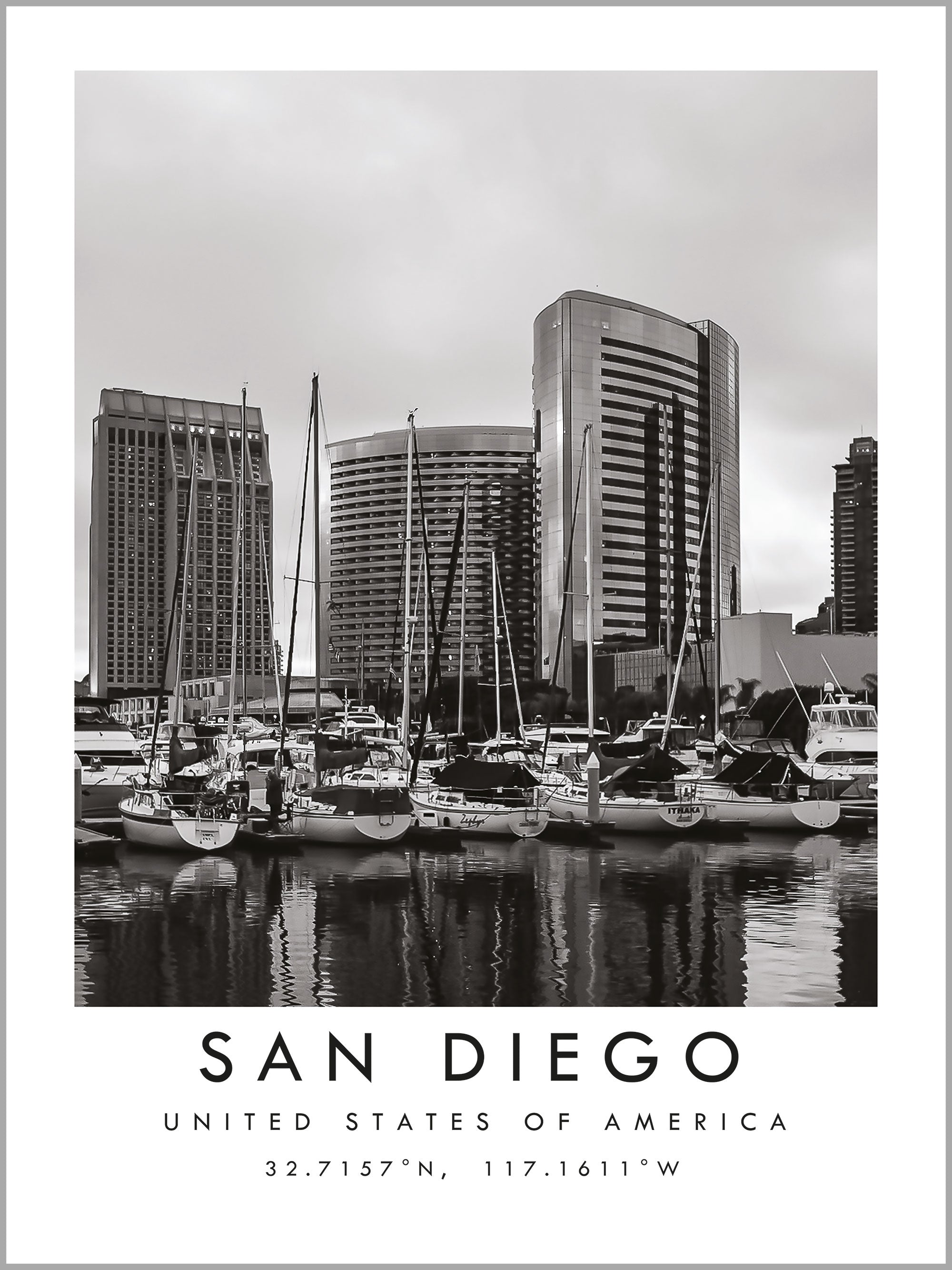 San Diego Travel Print