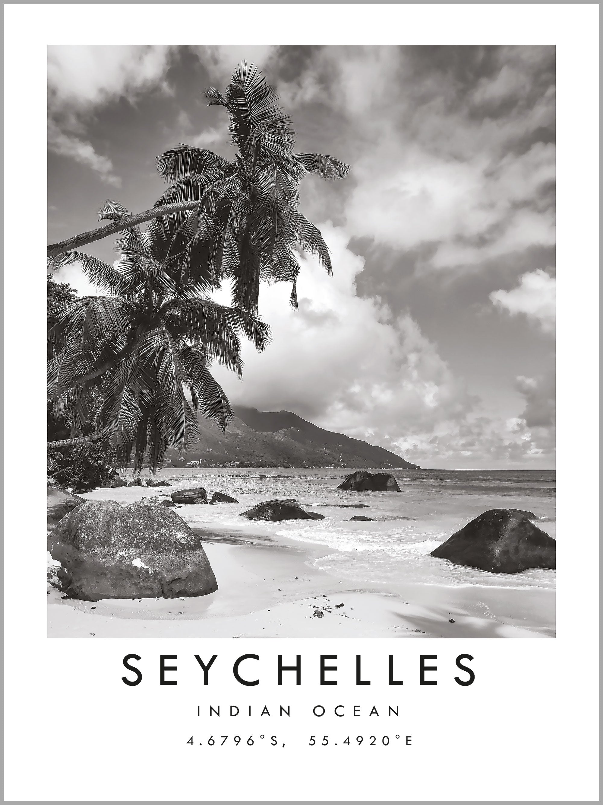 Seychelles Travel Print
