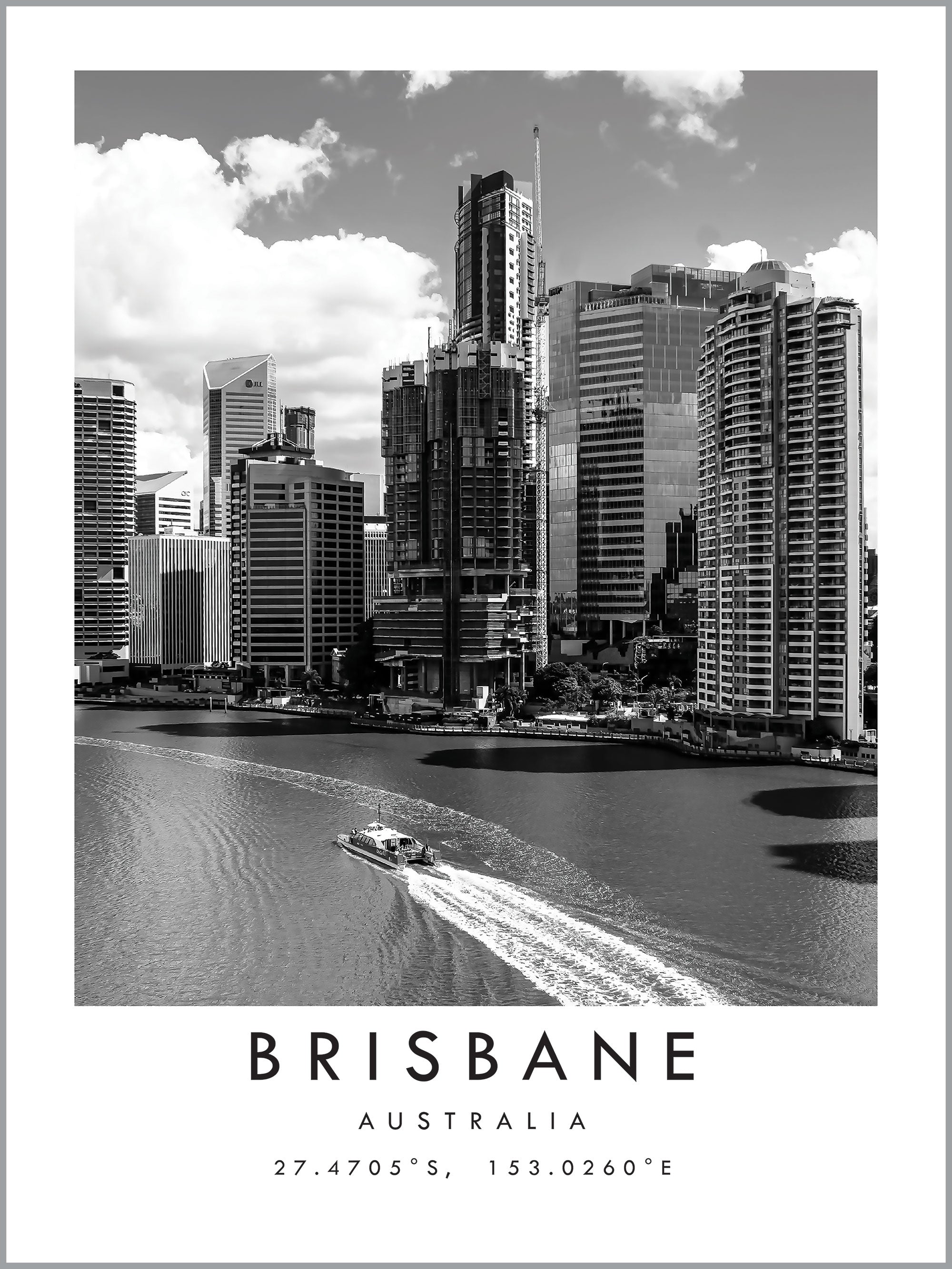 Brisbane Travel Print