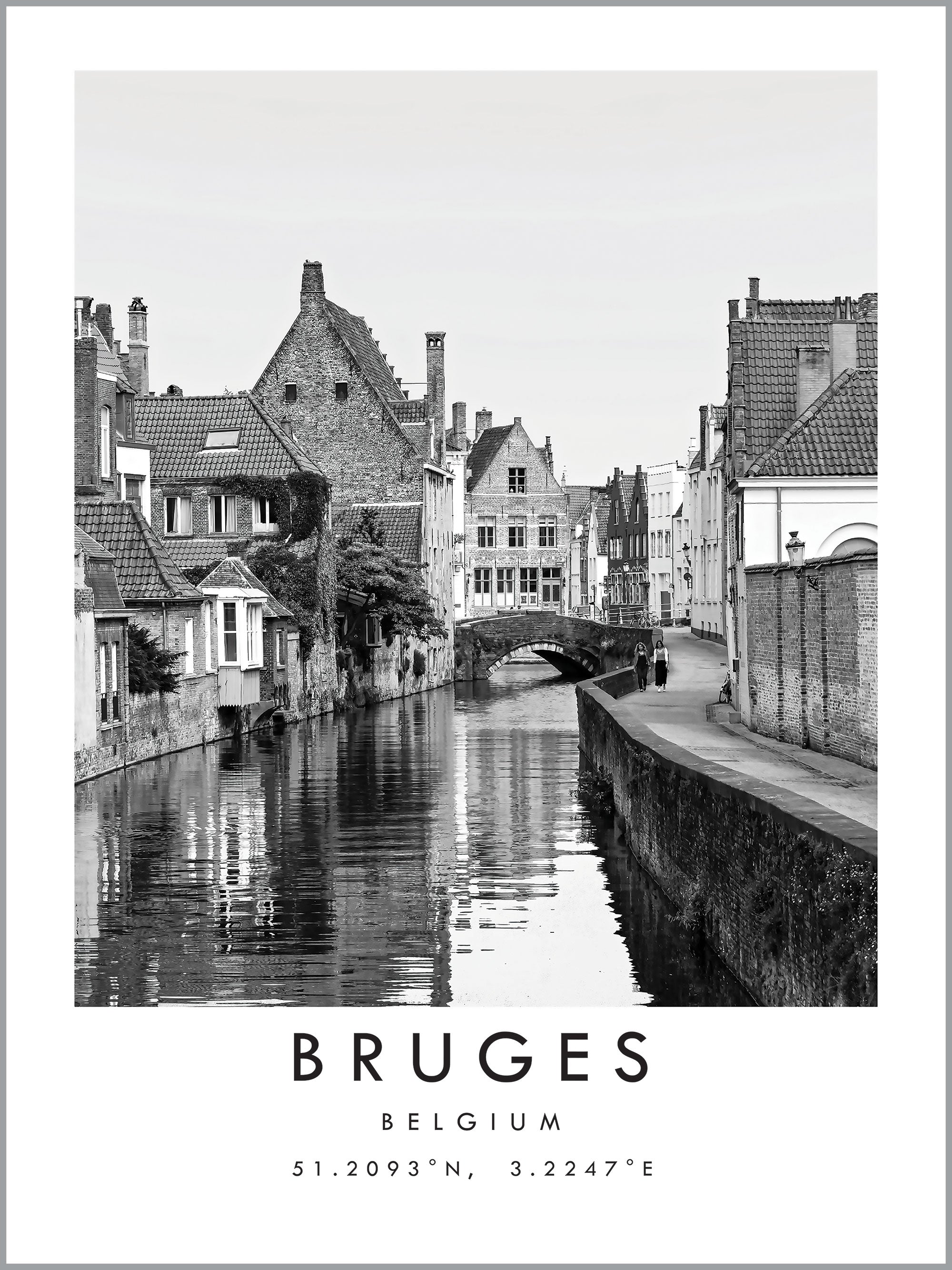 Bruges Travel Print