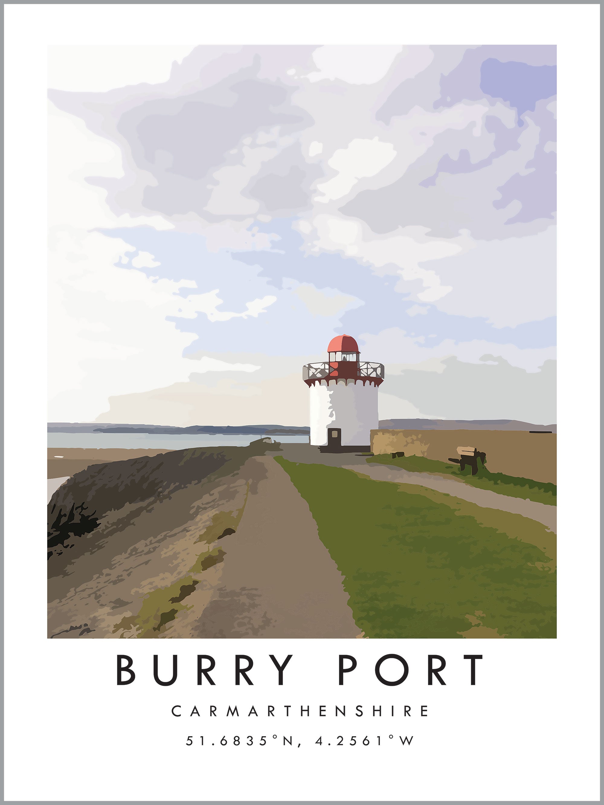 Burry Port Travel Print