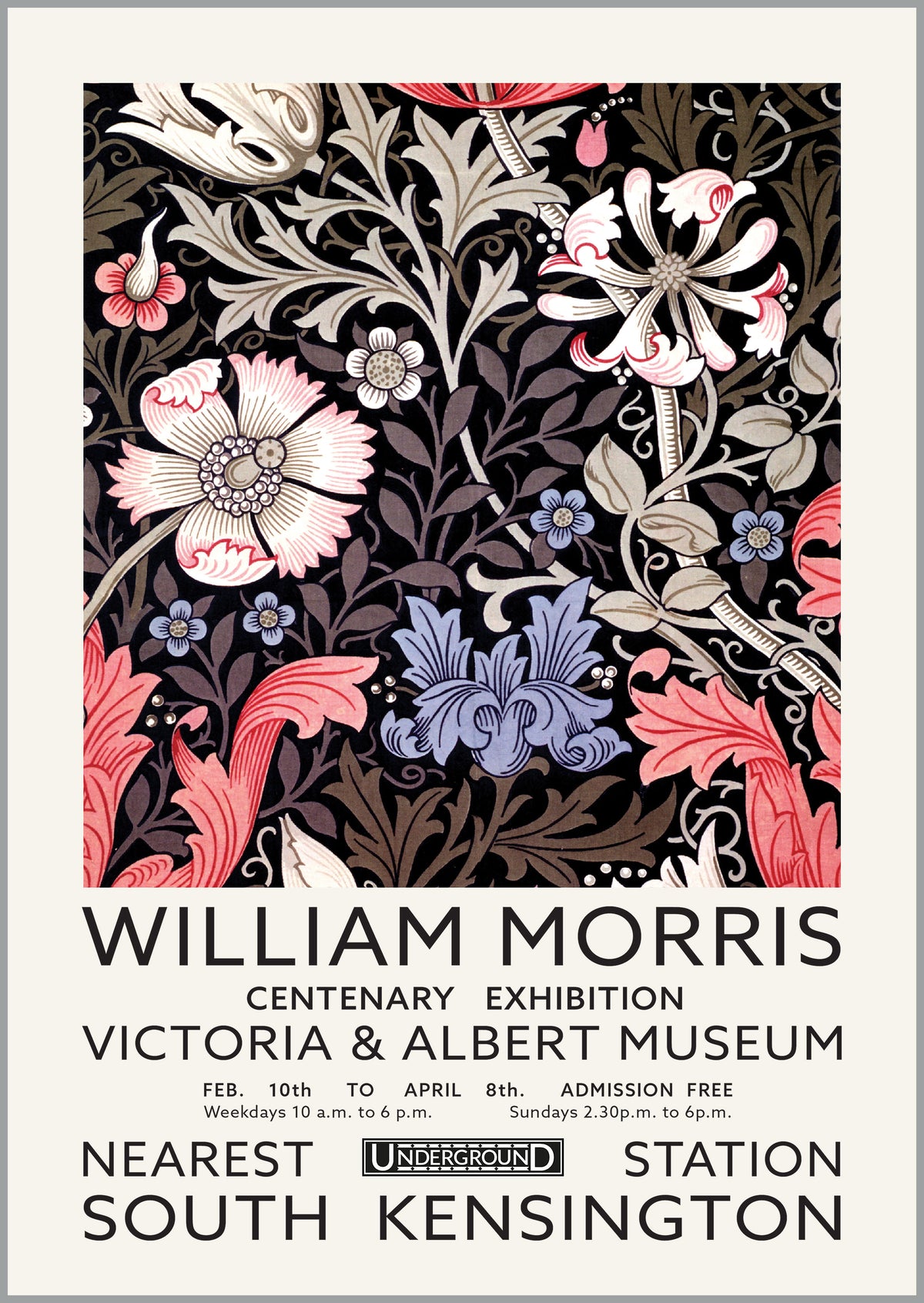 William Morris Exhibition Print