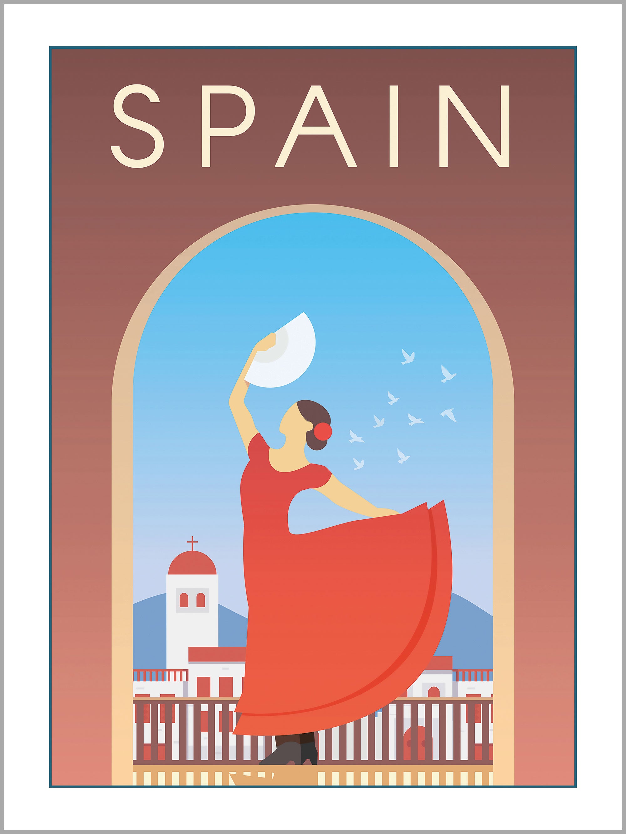 Spain Travel Poster