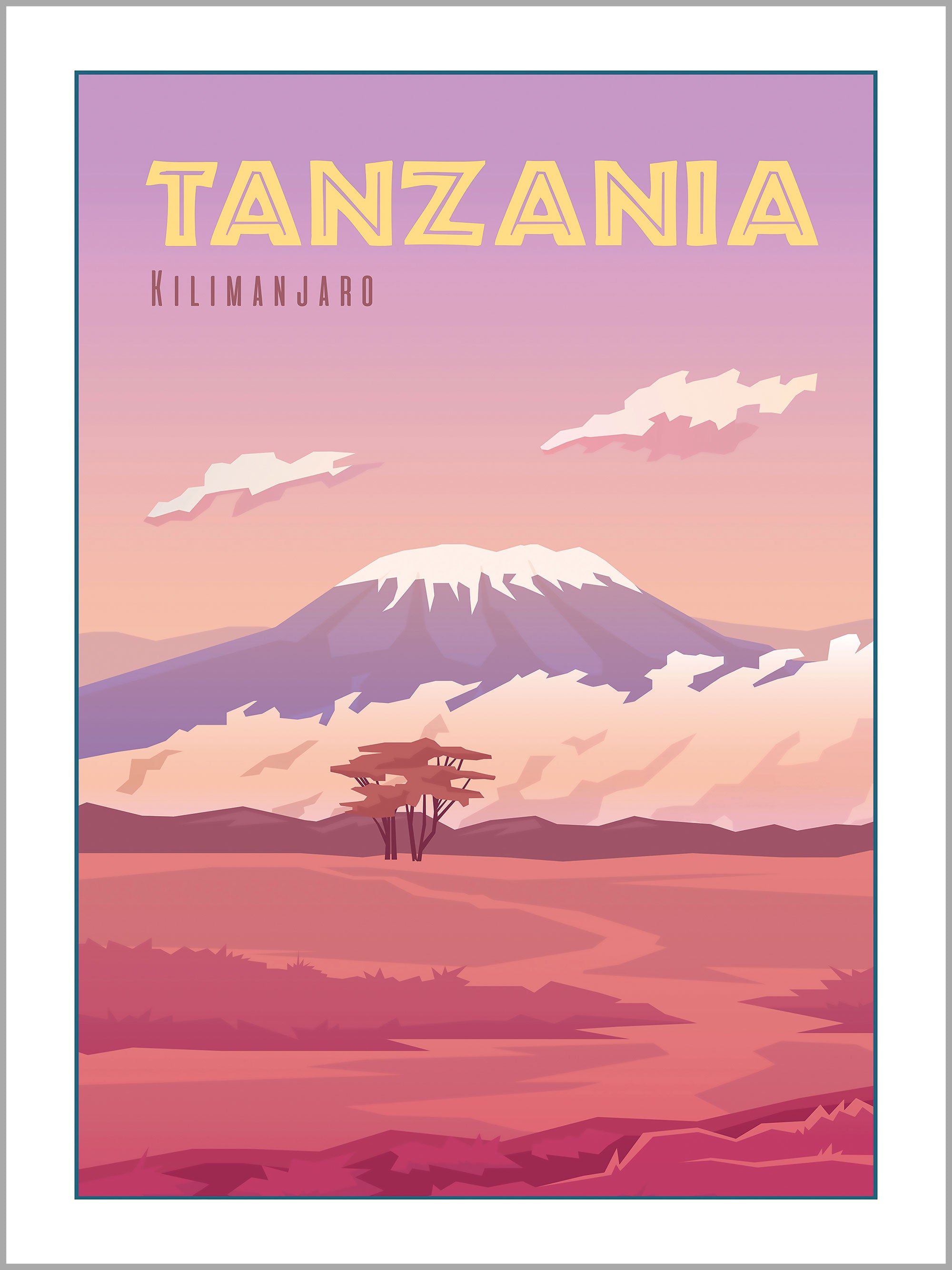 Tanzania Travel Poster