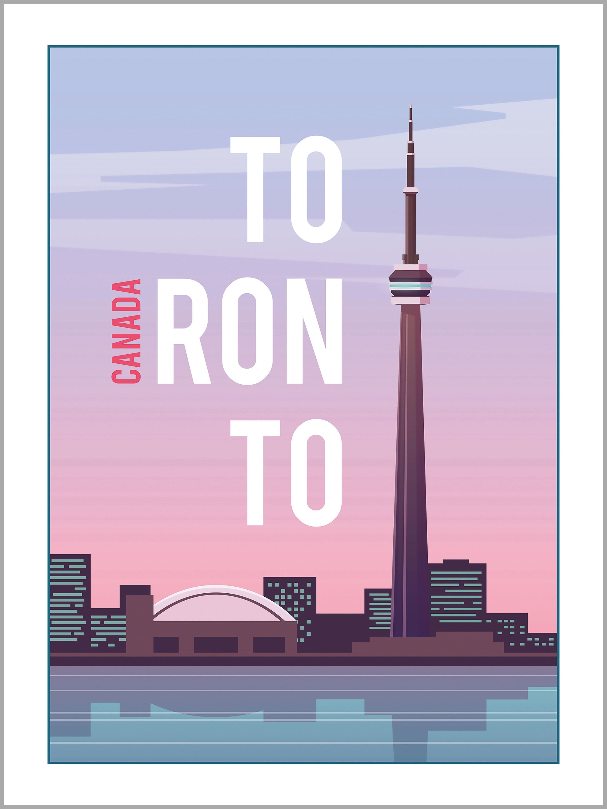 Toronto Travel Poster