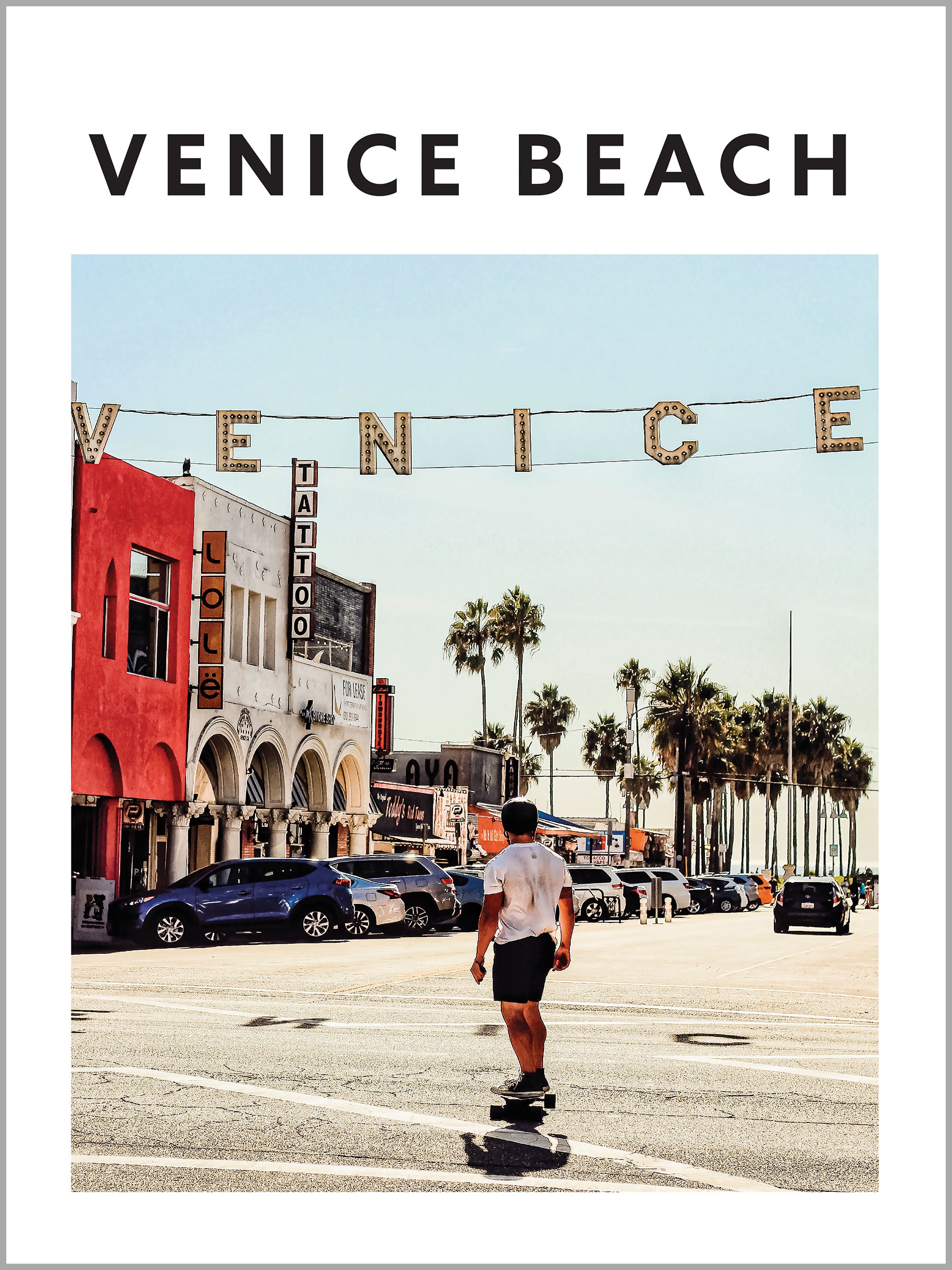 Venice Beach Travel Print