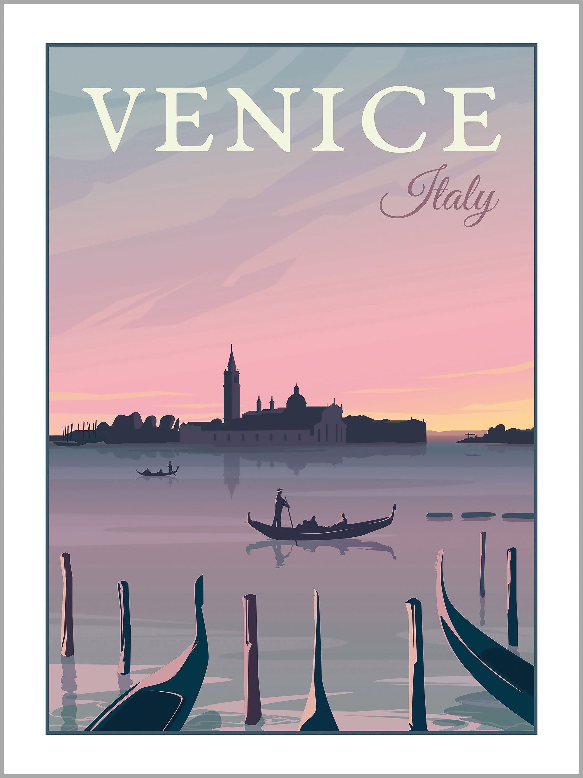 Venice Travel Poster