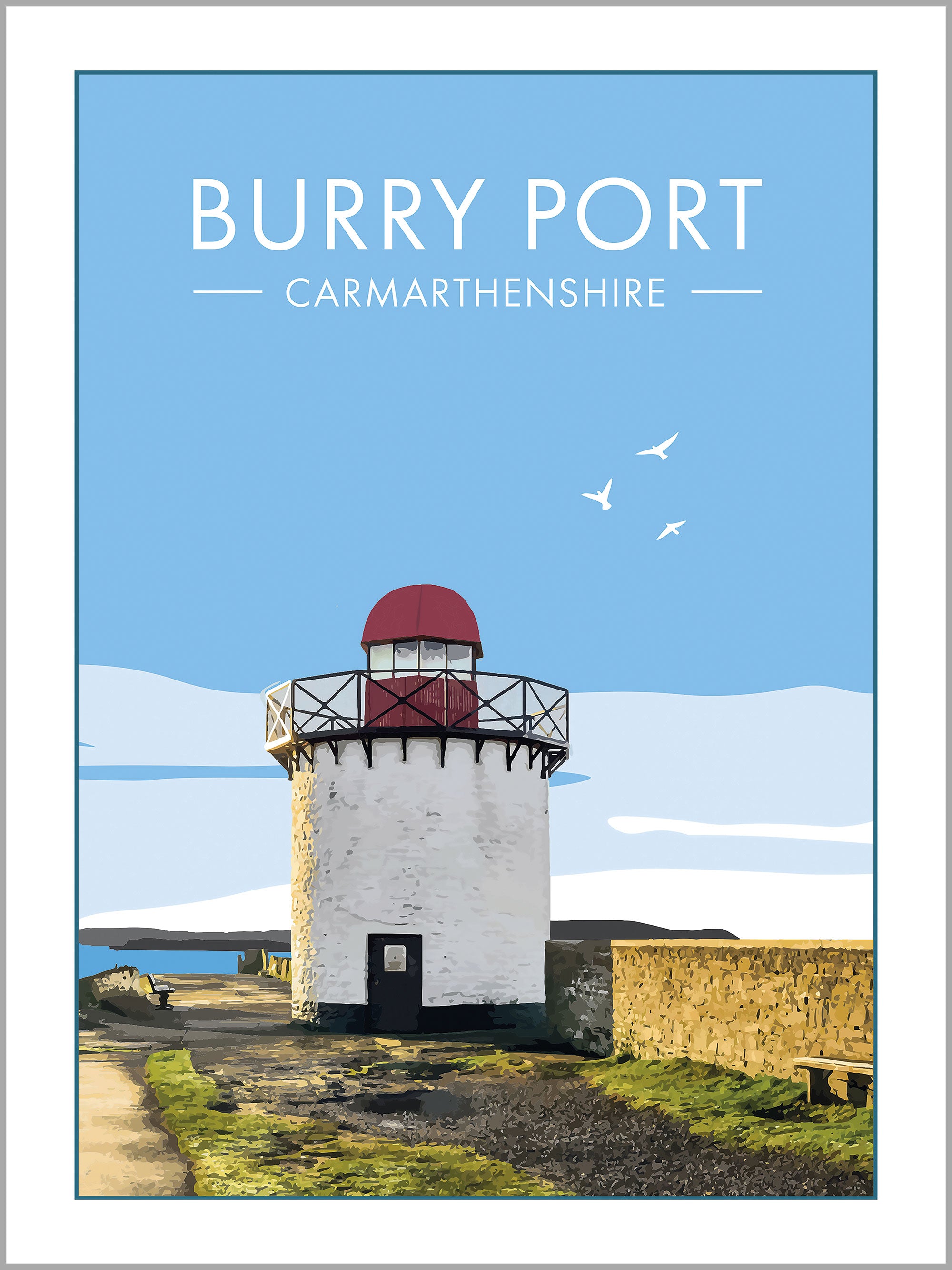 Burry Port Travel Print