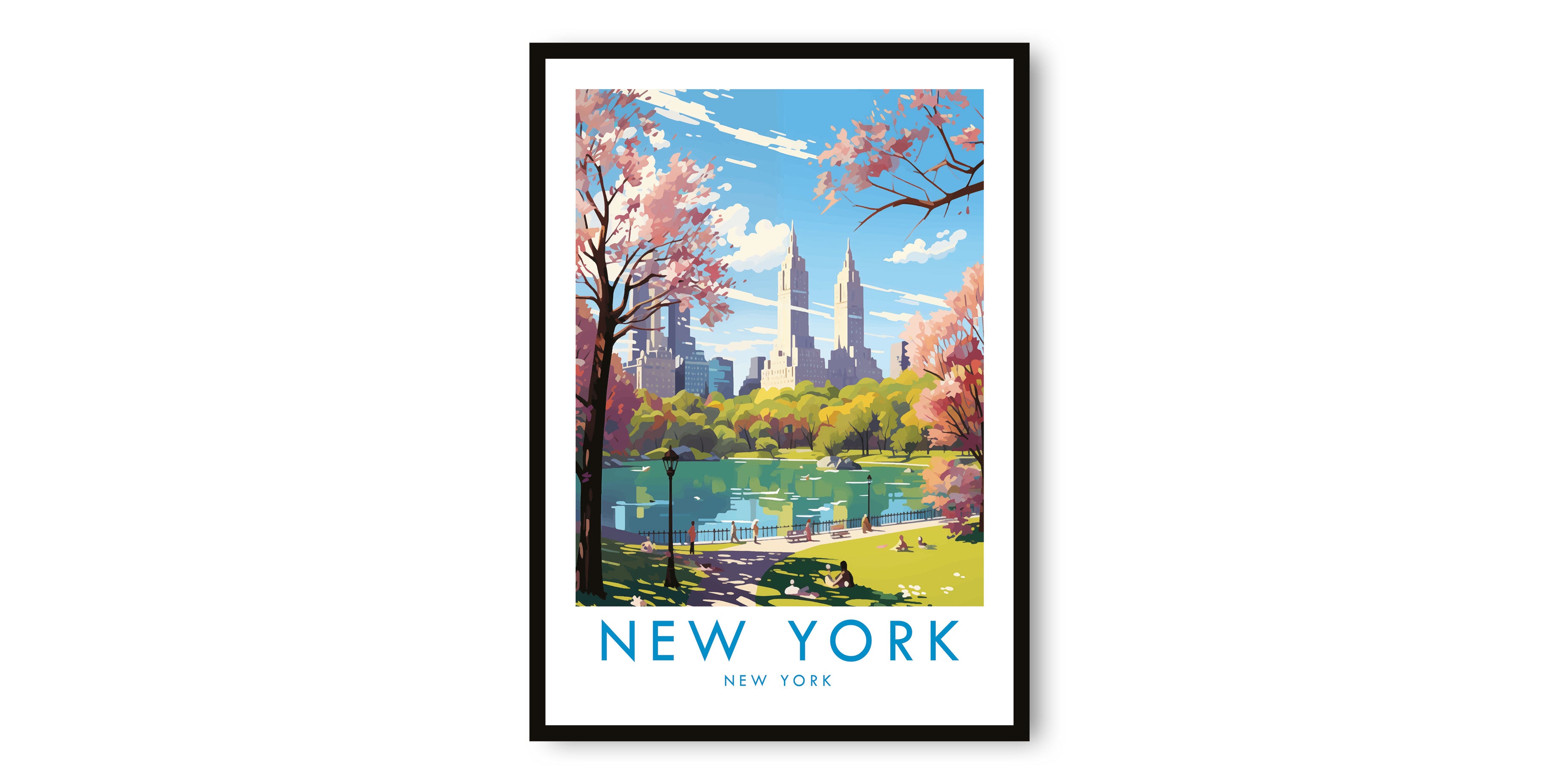 New York Travel Print