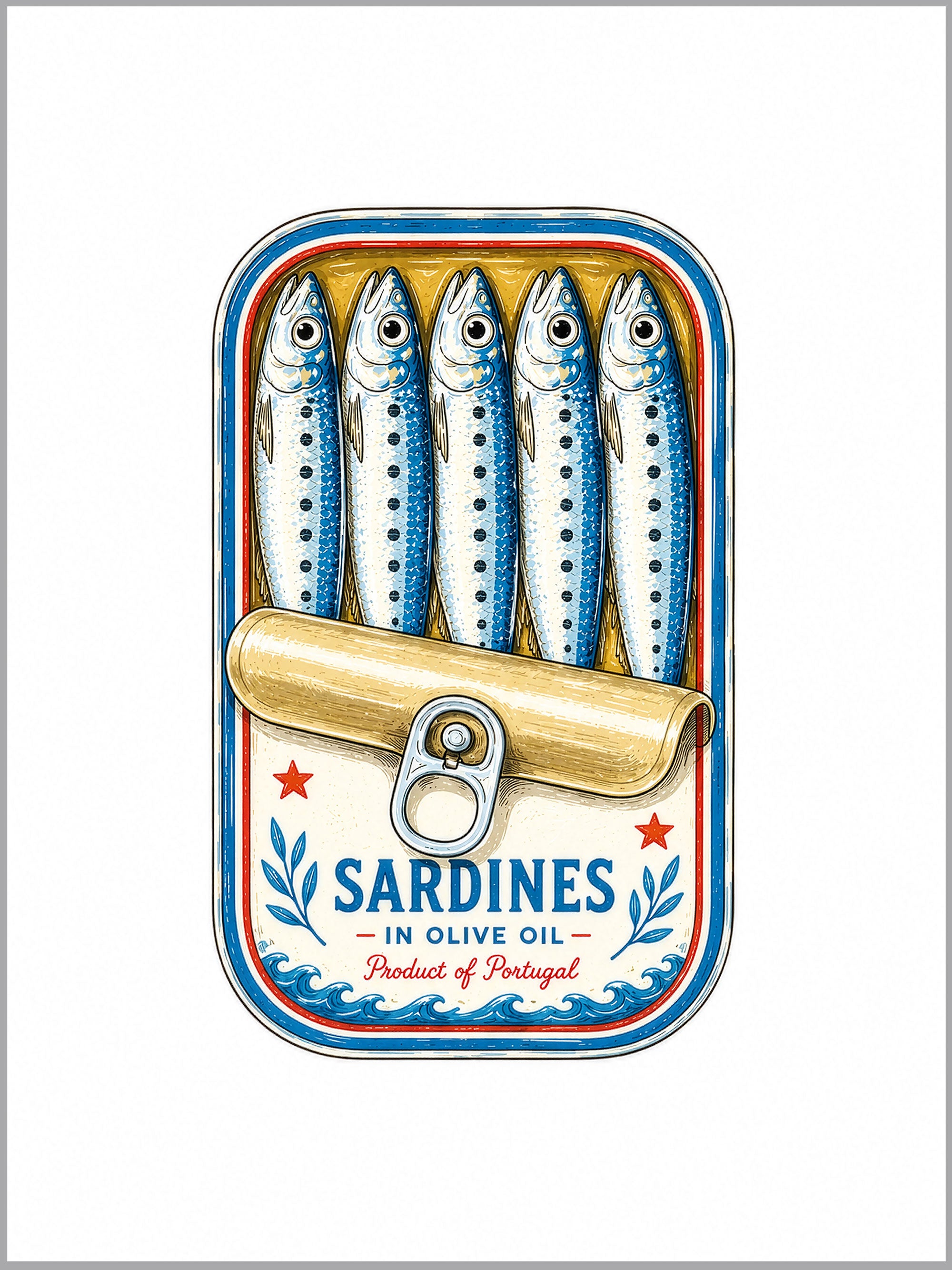 Sardines in Olive Oil Print
