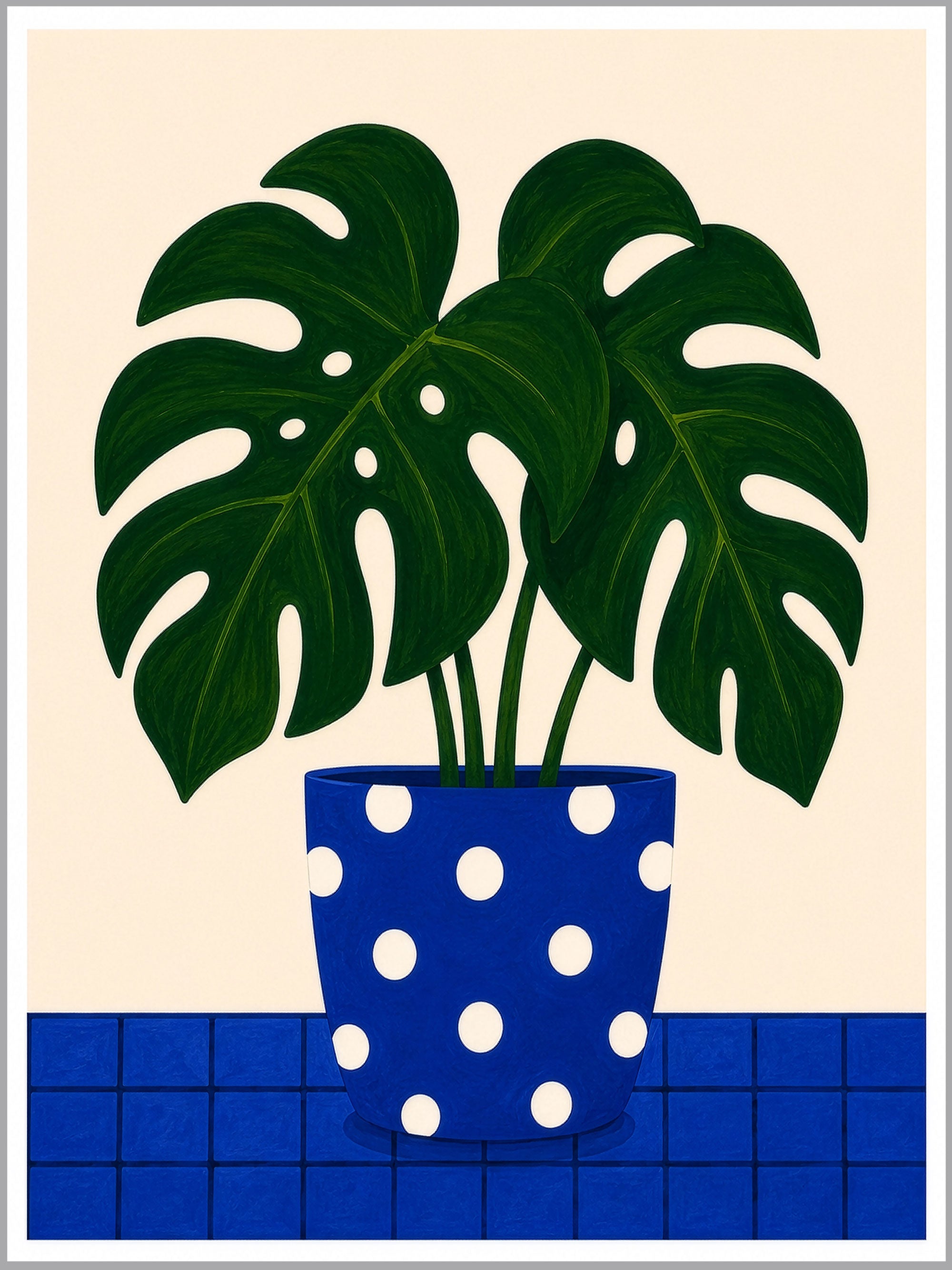Monstera Plant Print
