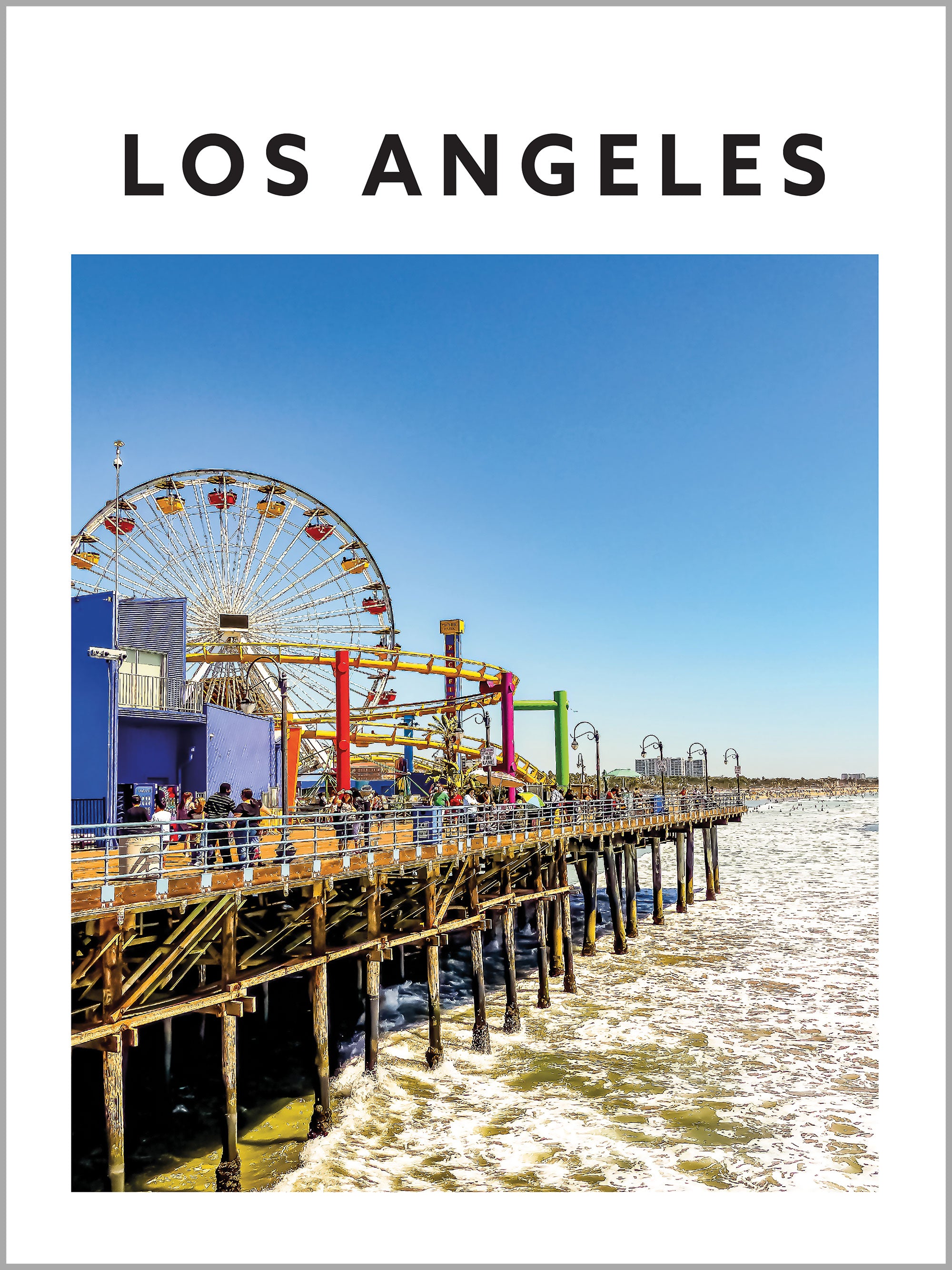 Los Angeles Travel Print