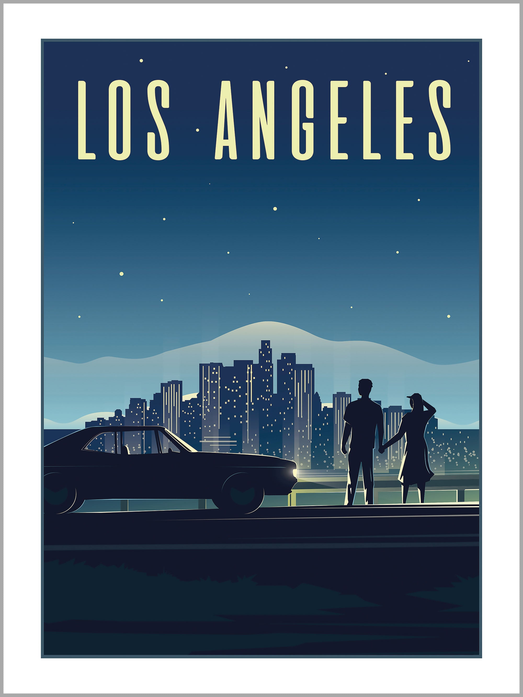 Los Angeles Travel Poster