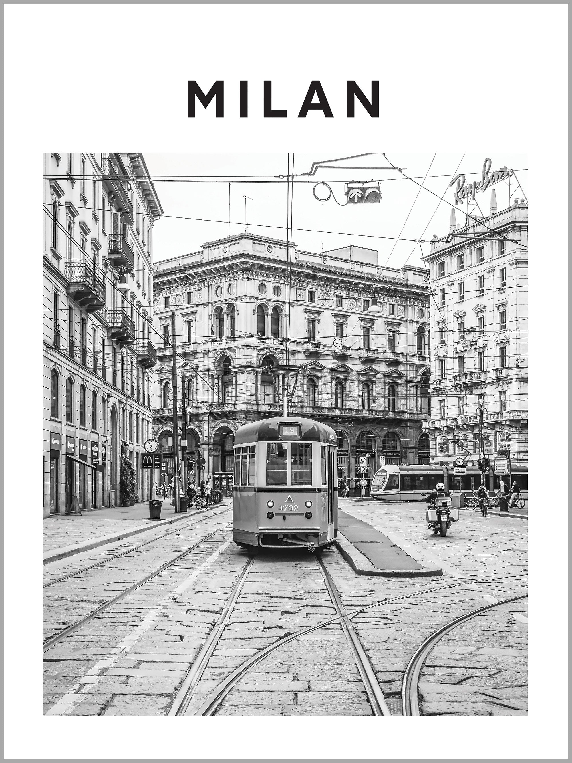 Milan Travel Print