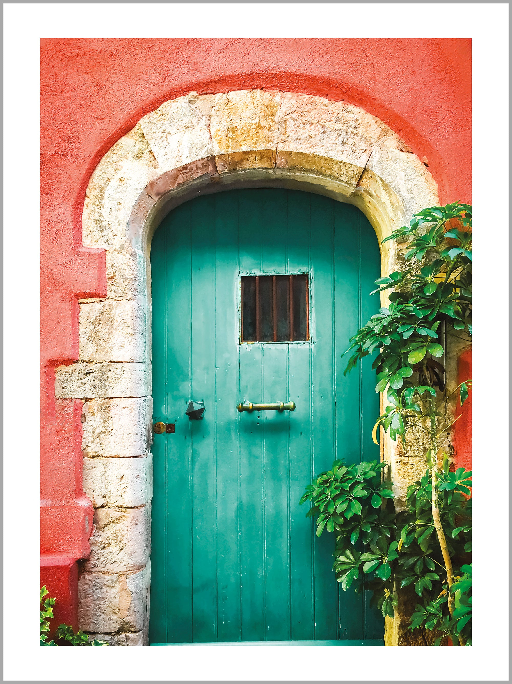 Colorful Doorway Print