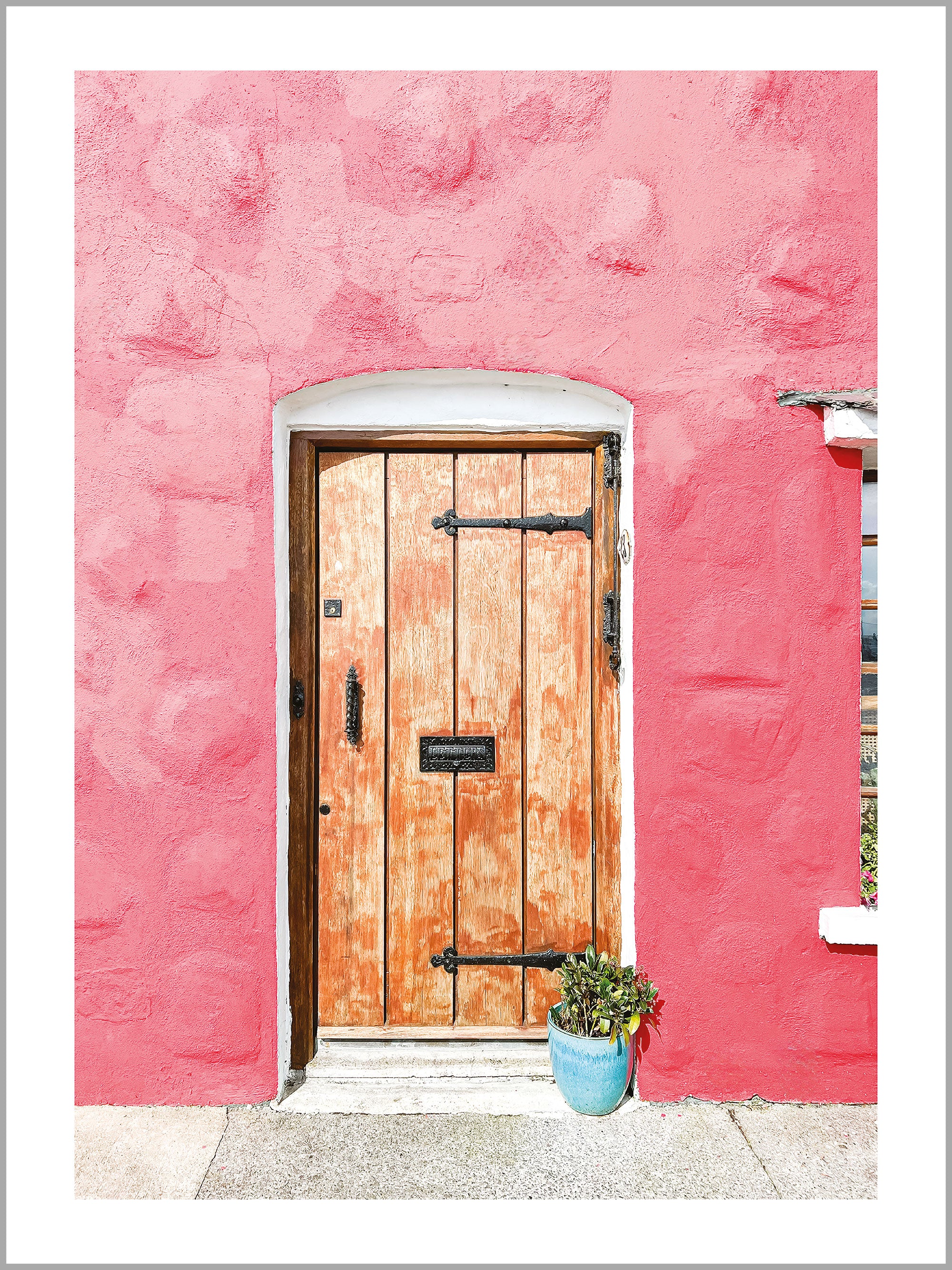 Pink Wall Door Print