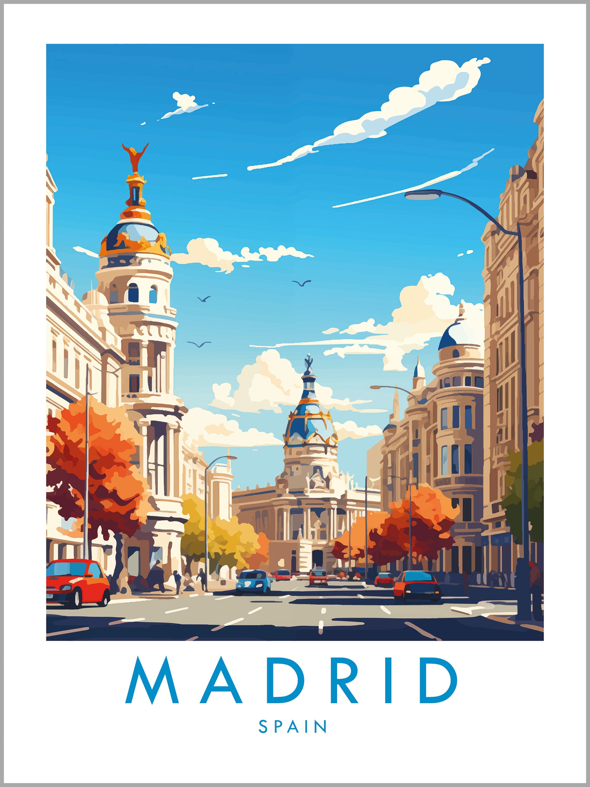 Madrid Travel Print