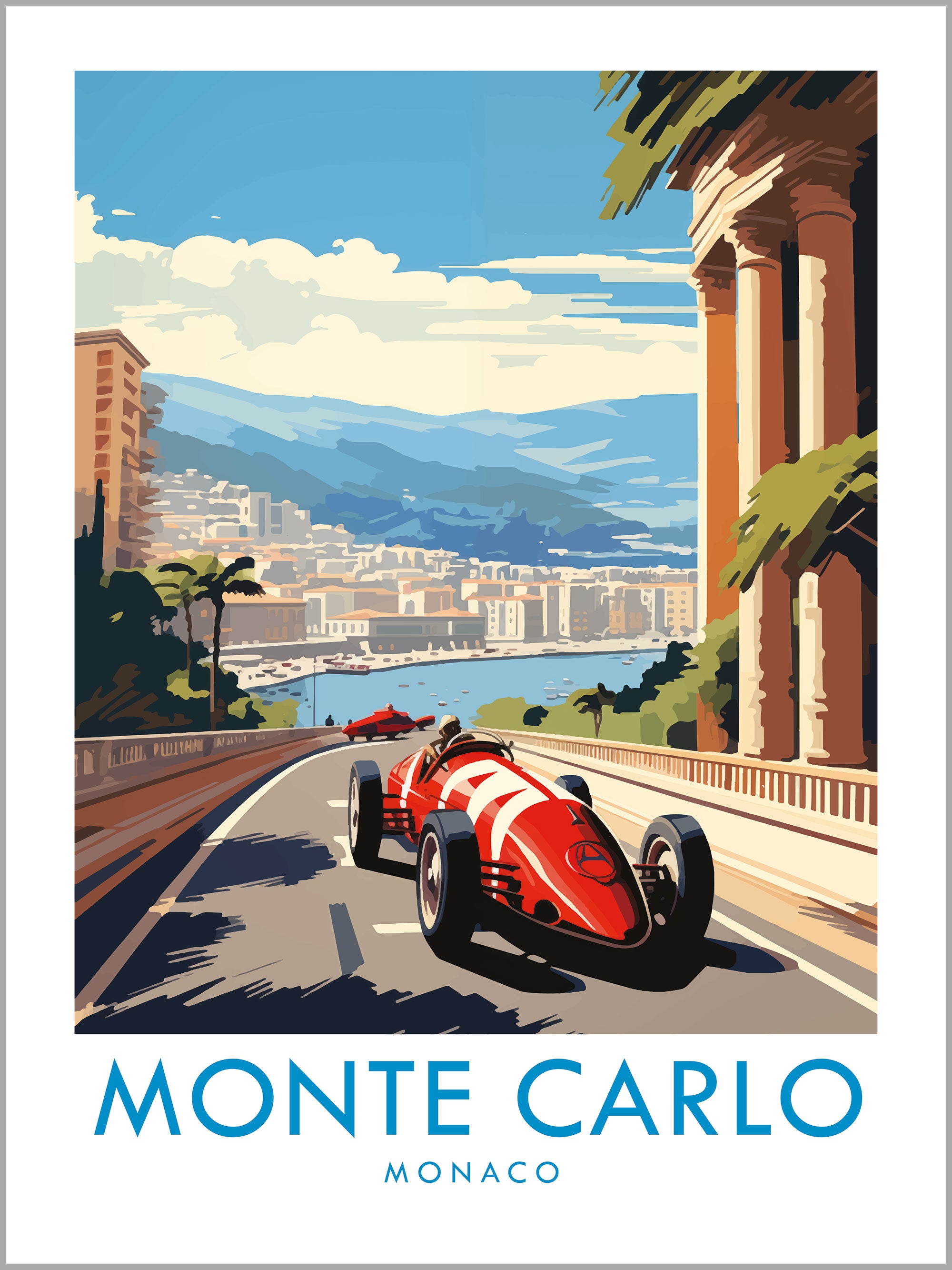 Monte Carlo Travel Print