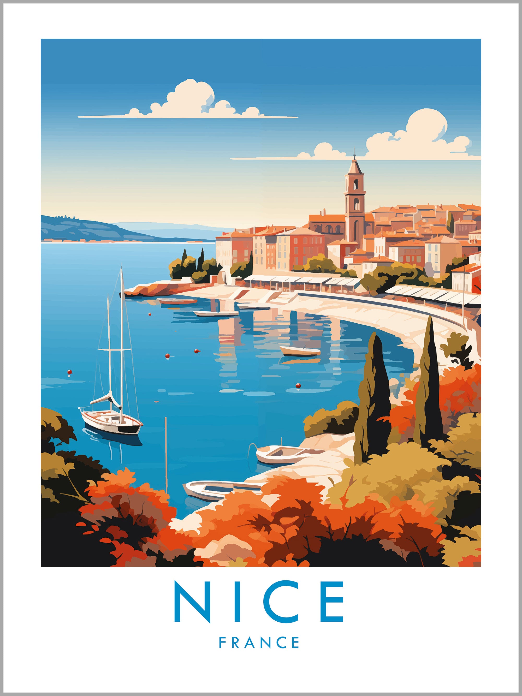 Nice Travel Print