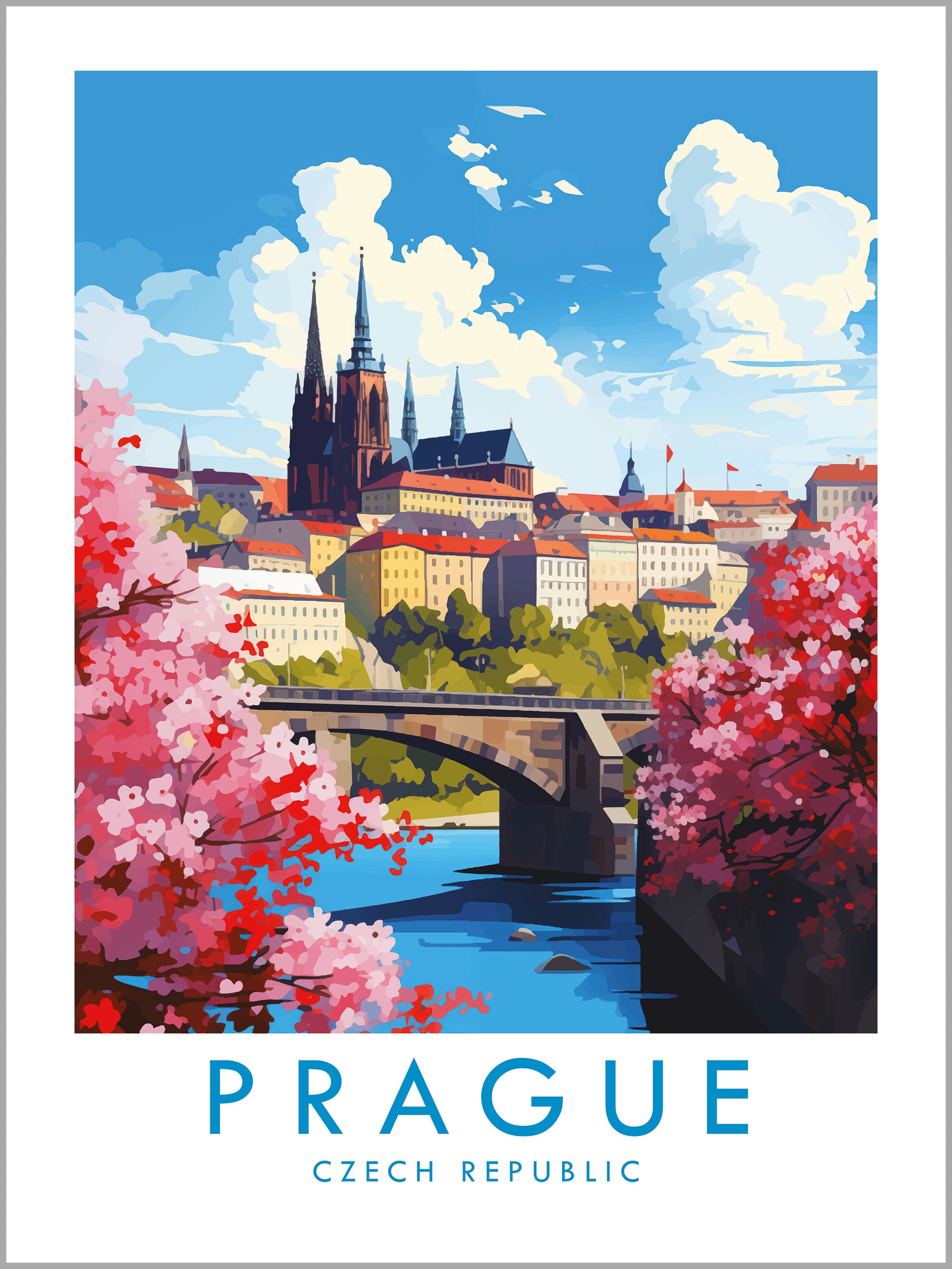Praque Travel Print