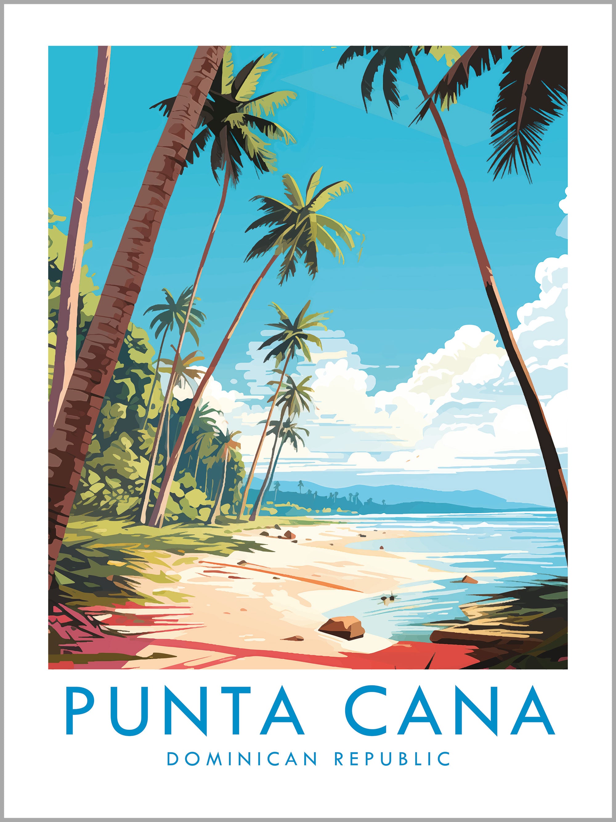 Punta Cana Travel Print
