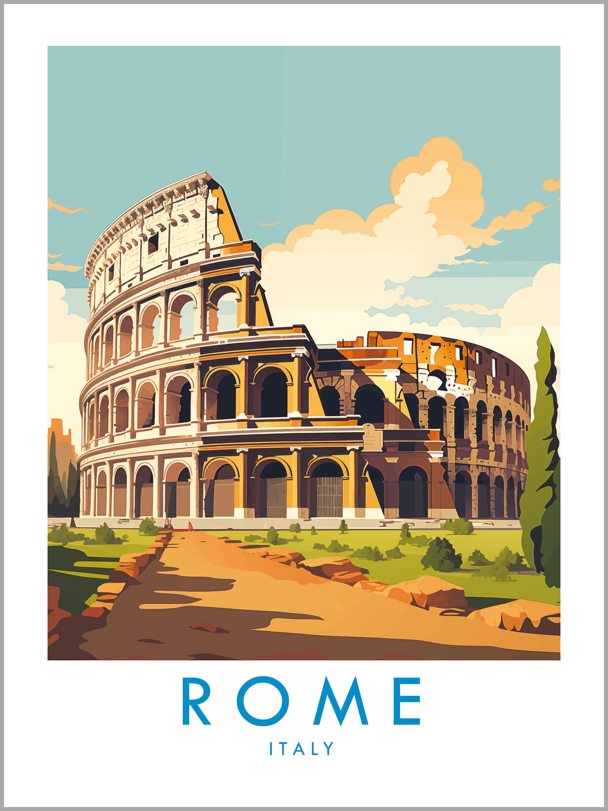 Rome Travel Print