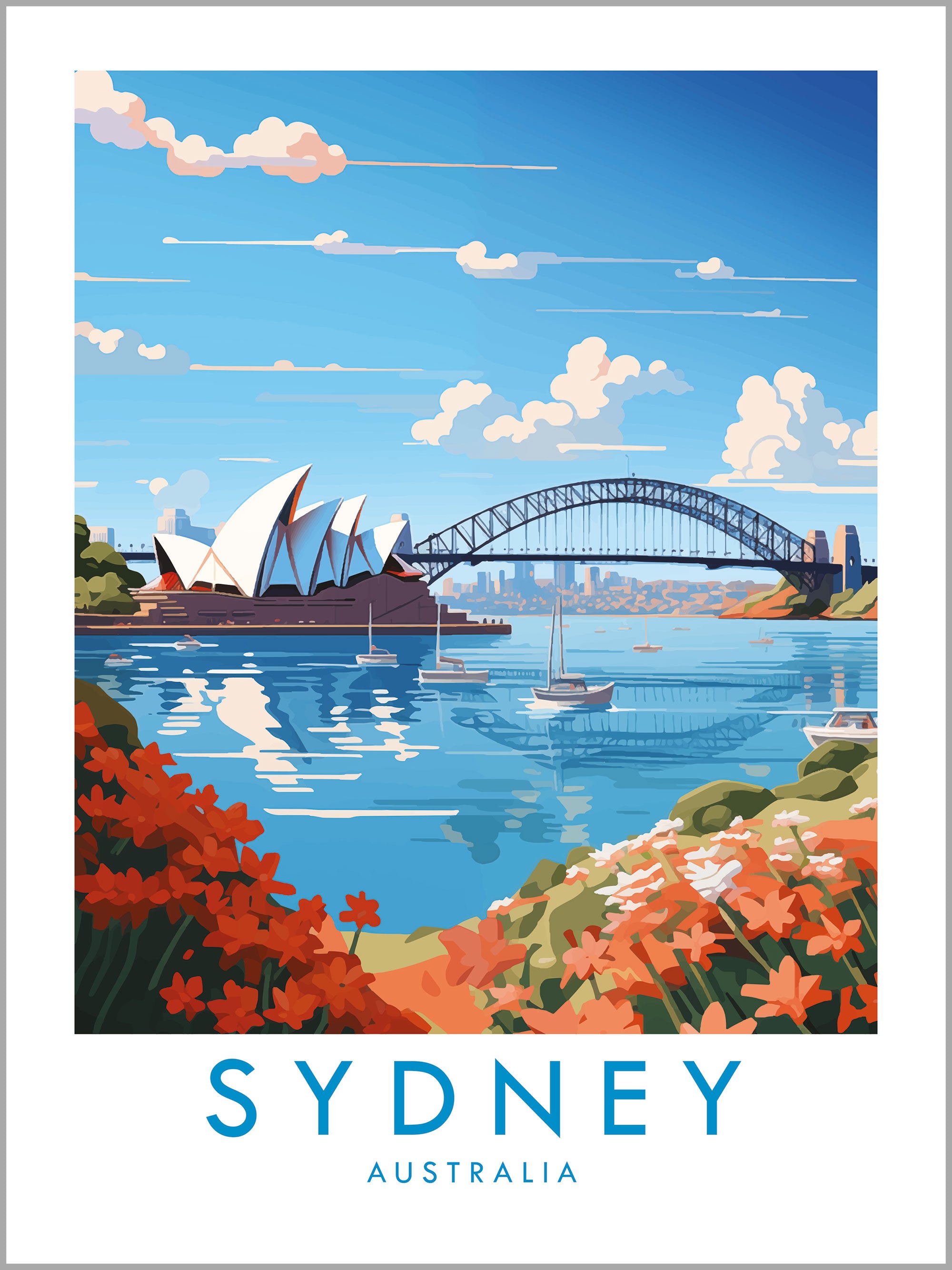 Sydney Travel Print
