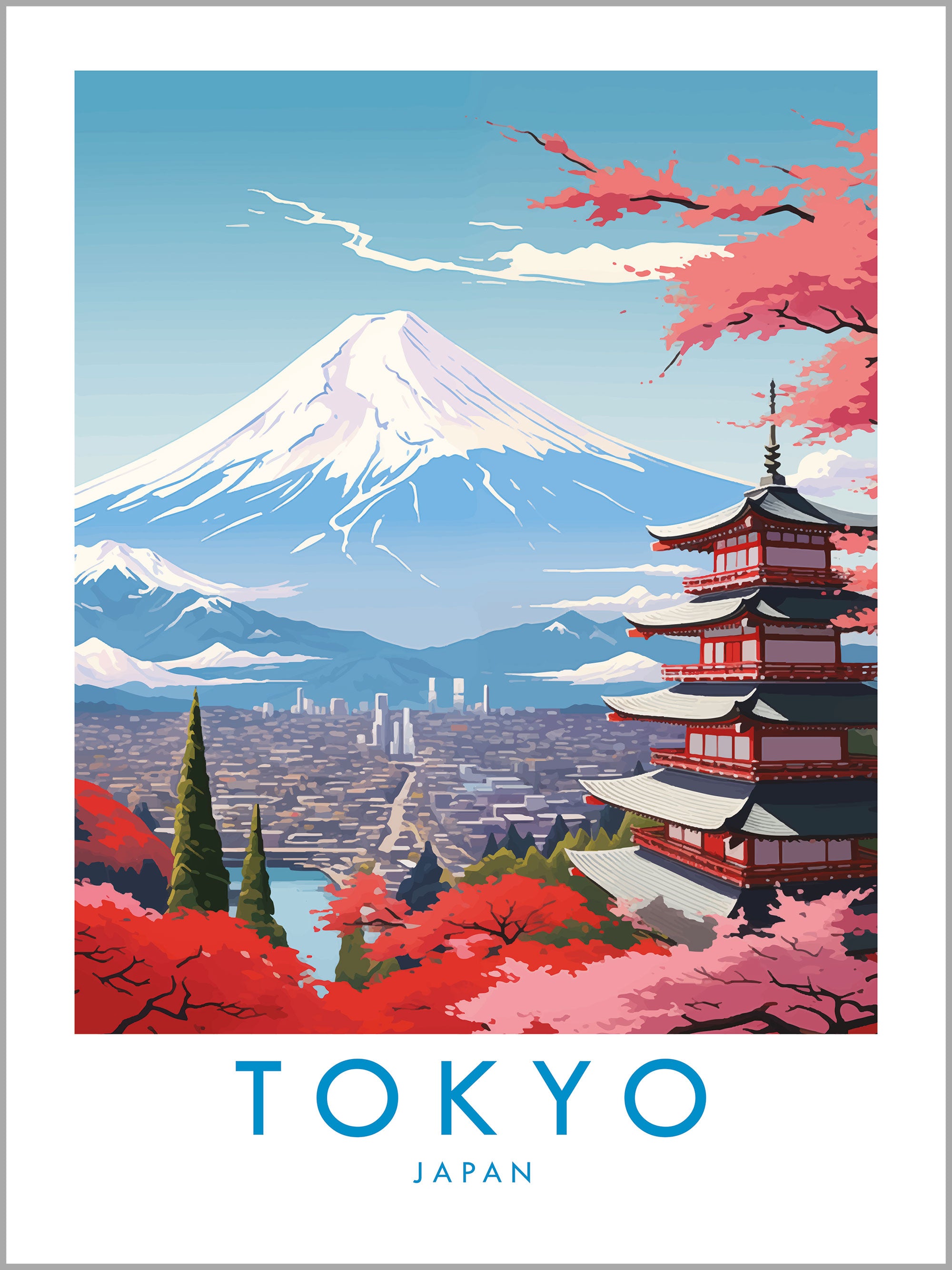 Tokyo Travel Print