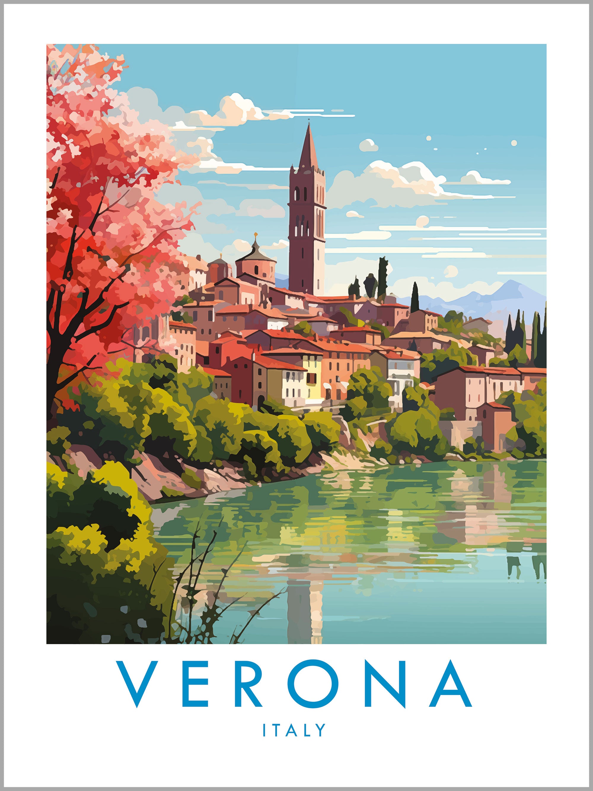 Verona Travel Print