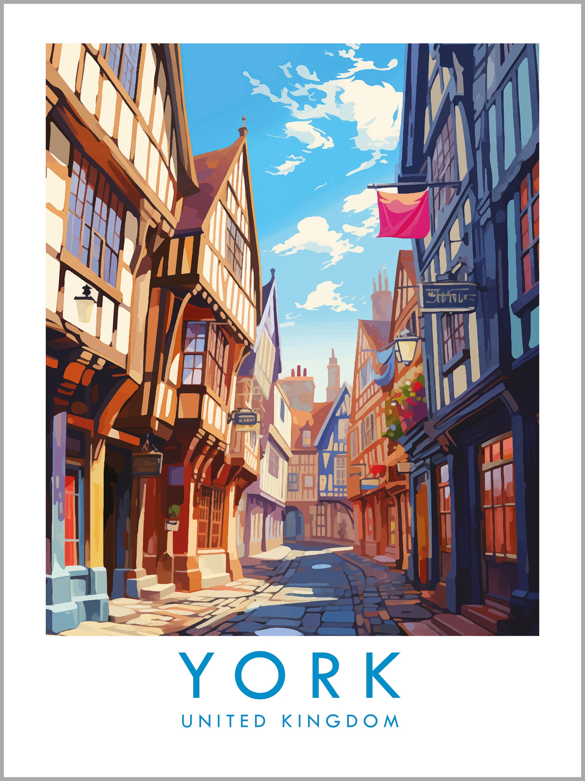 York Travel Print