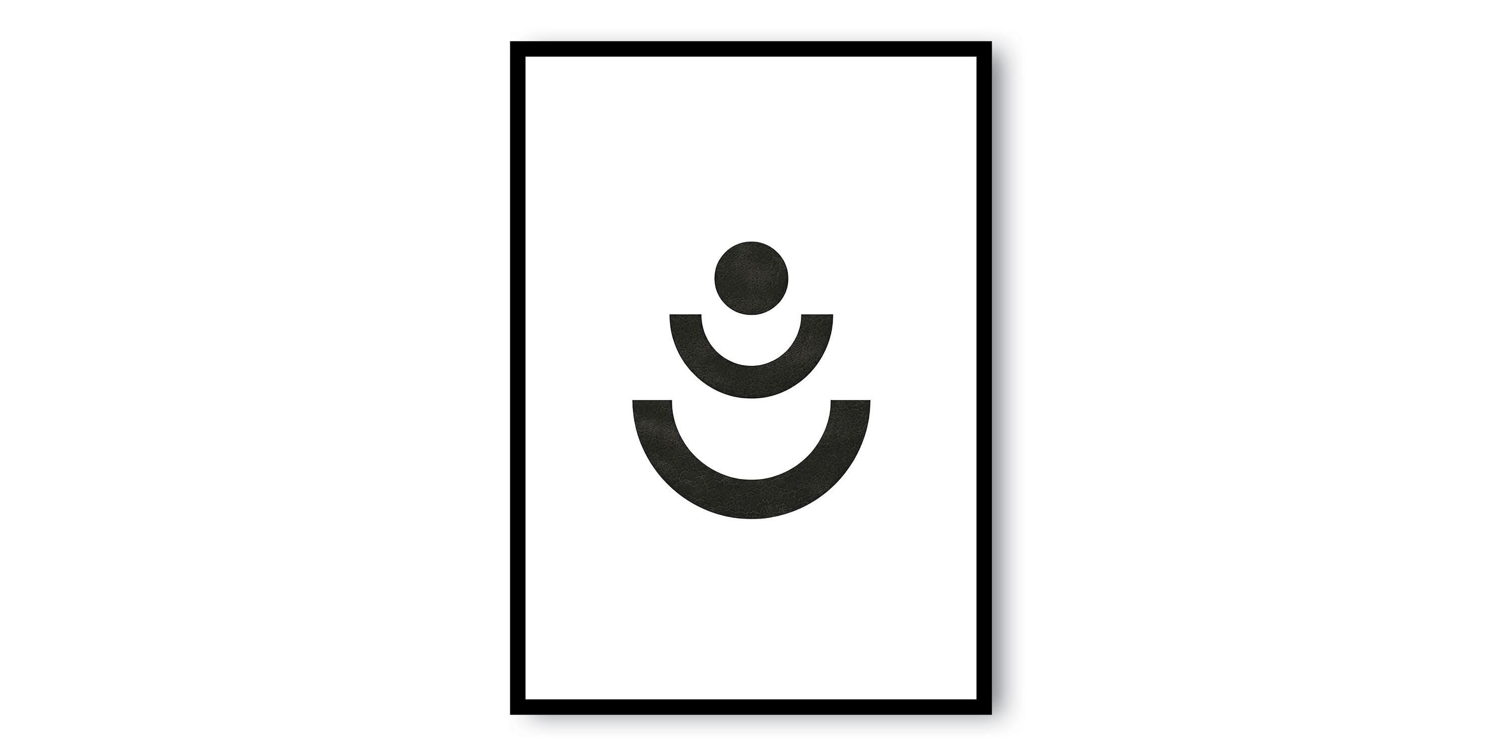 Minimalist Abstract Circle Print
