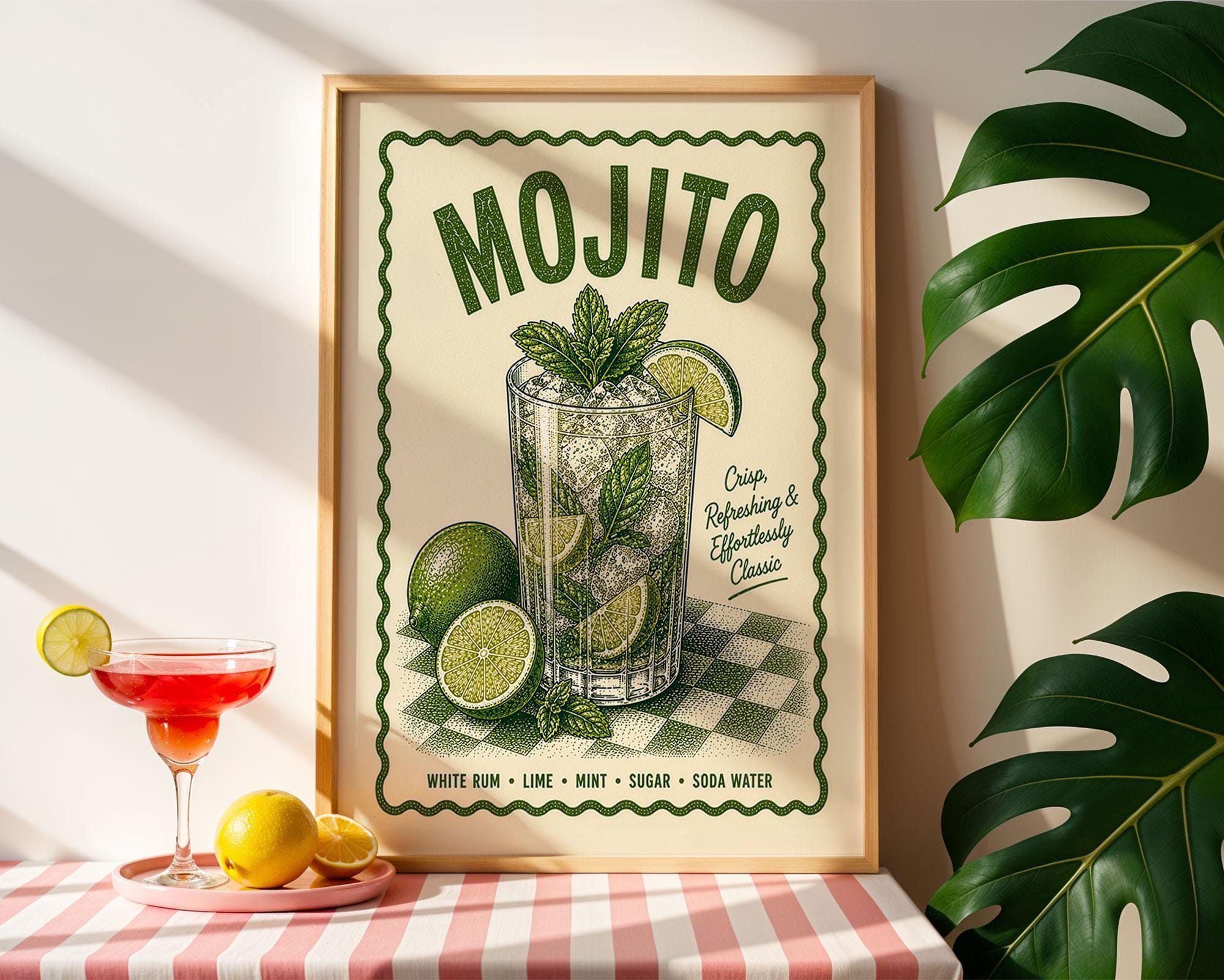 Mojito Cocktail Print