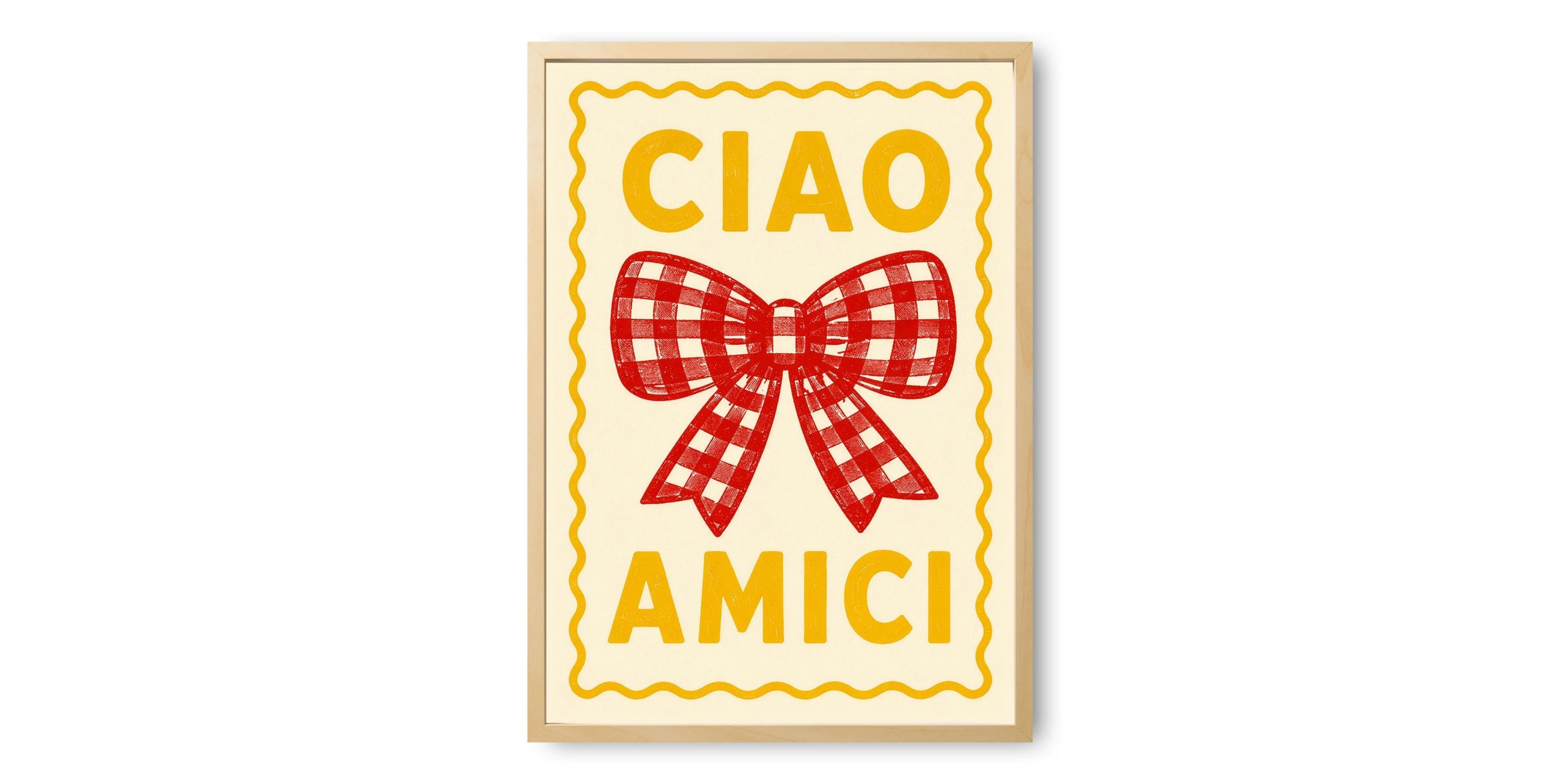 Ciao Amici Print