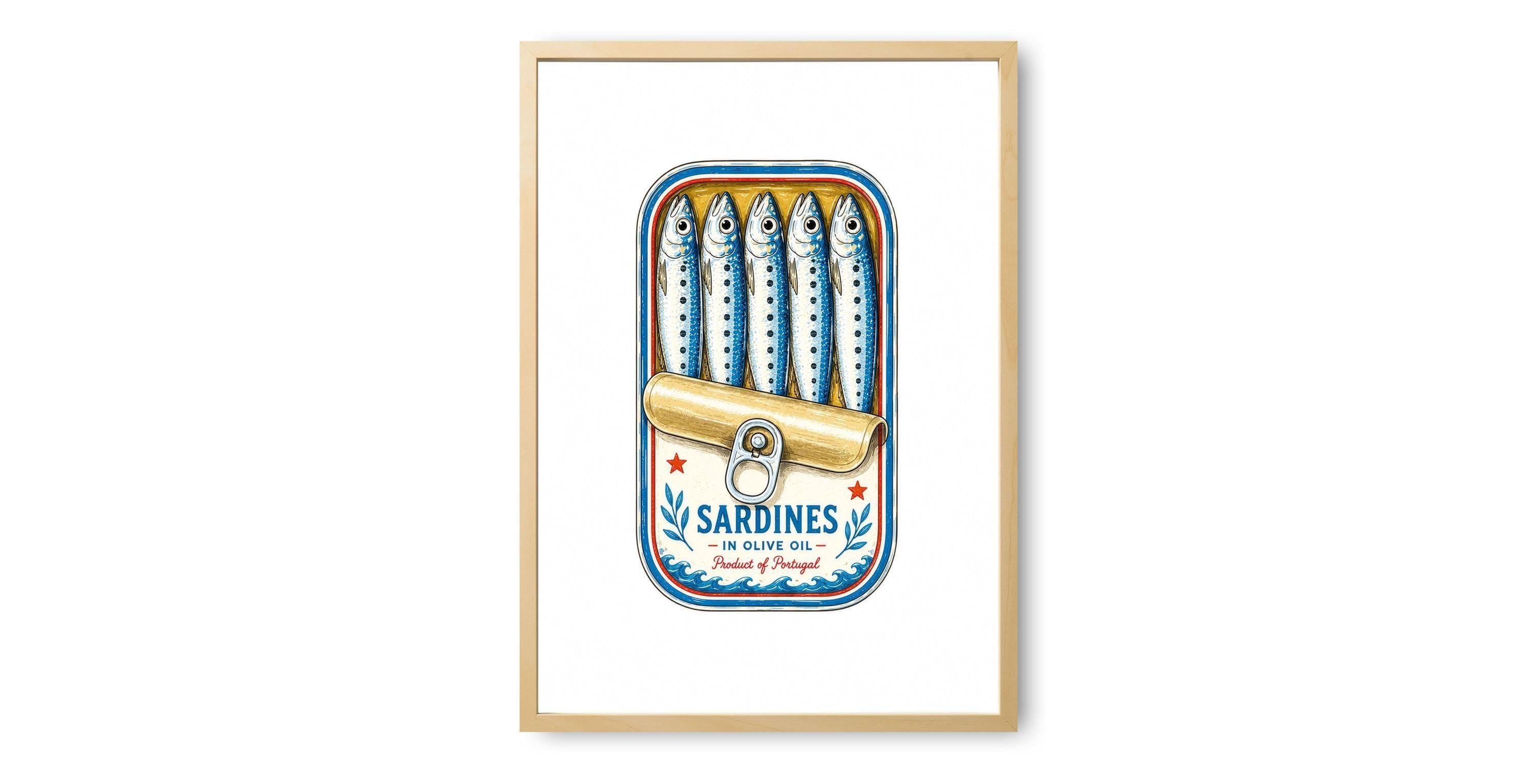 Sardines in Olive Oil Print