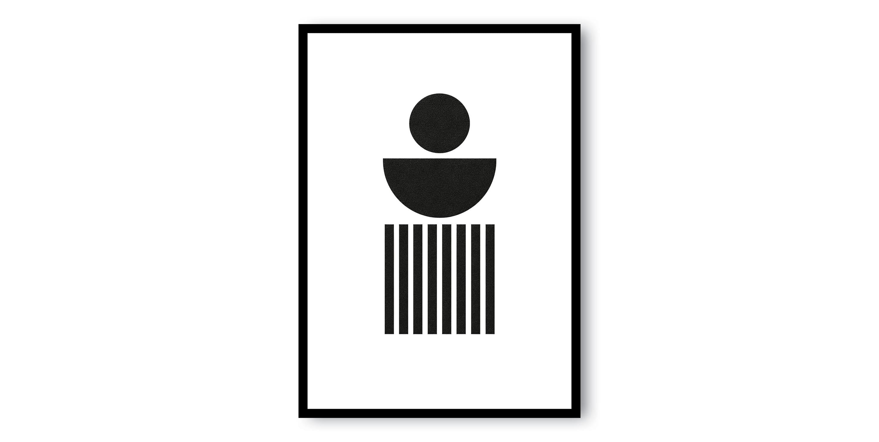 Minimalist Line & Shape Print