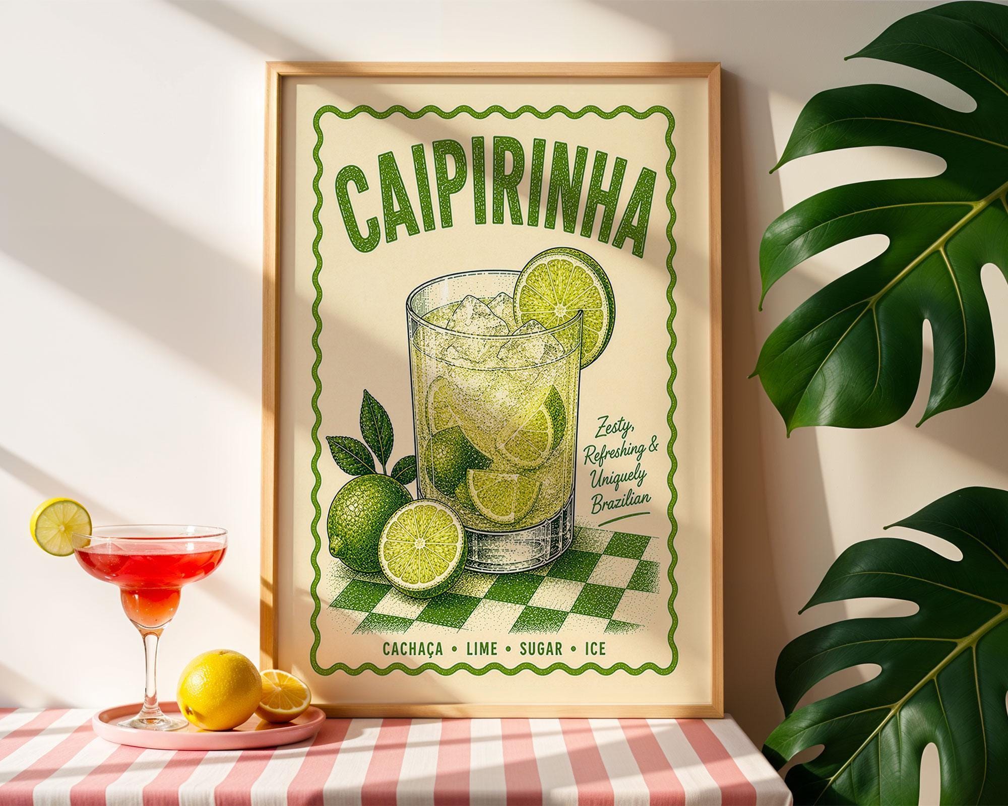 Caipirinha Cocktail Print