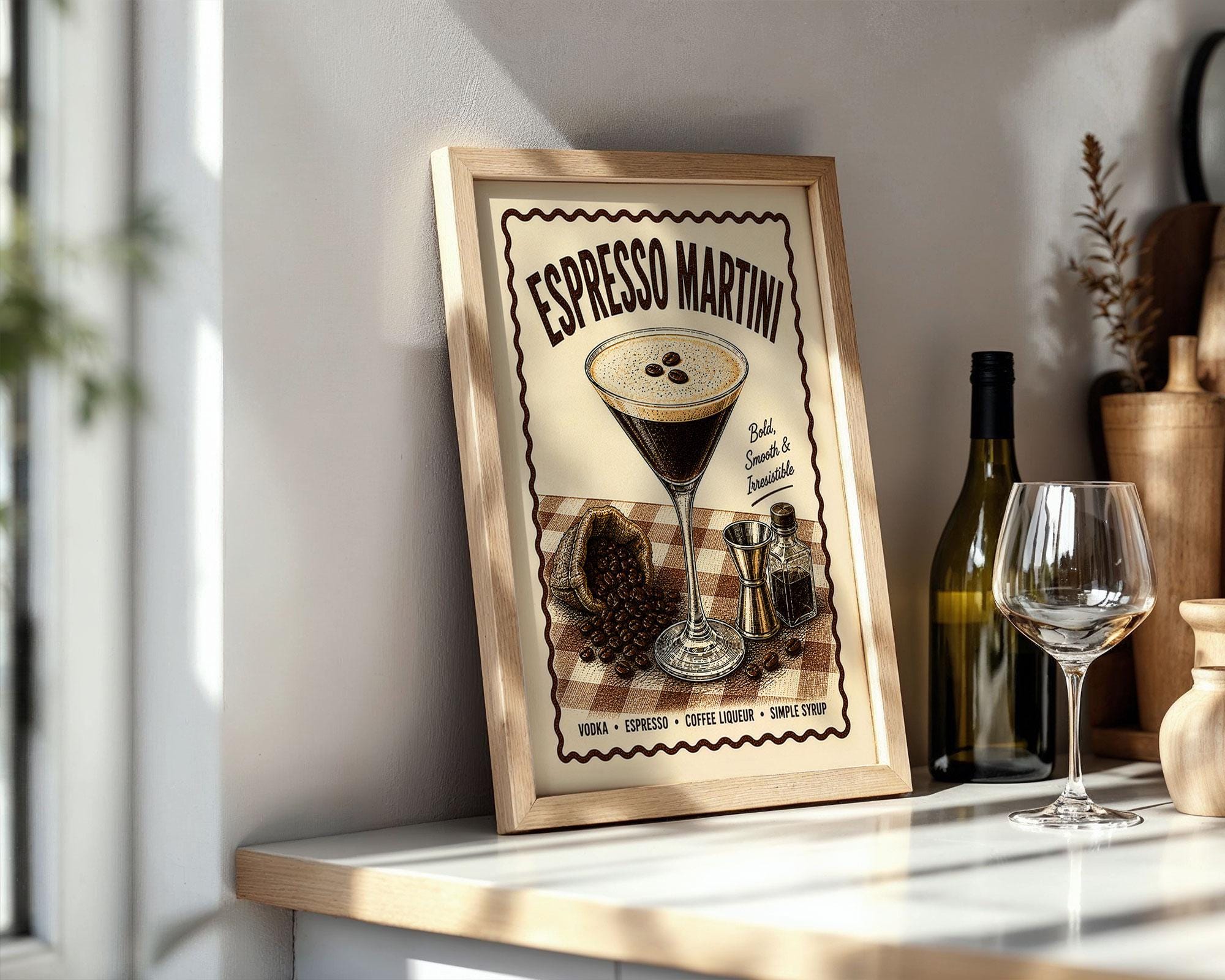 Espresso Martini Cocktail Print