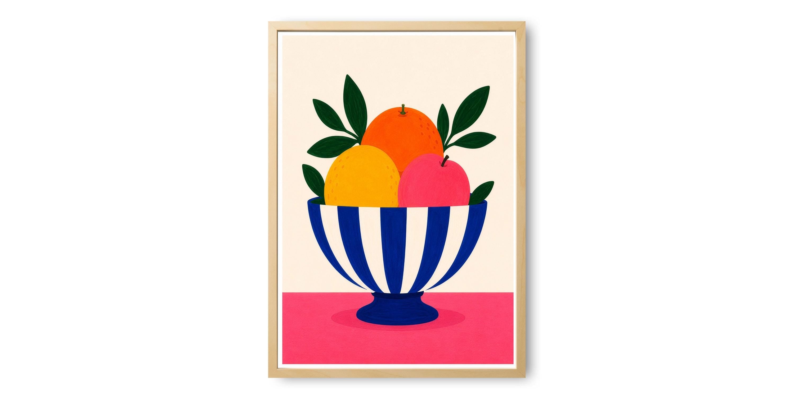 Colourful Fruit Bowl Print
