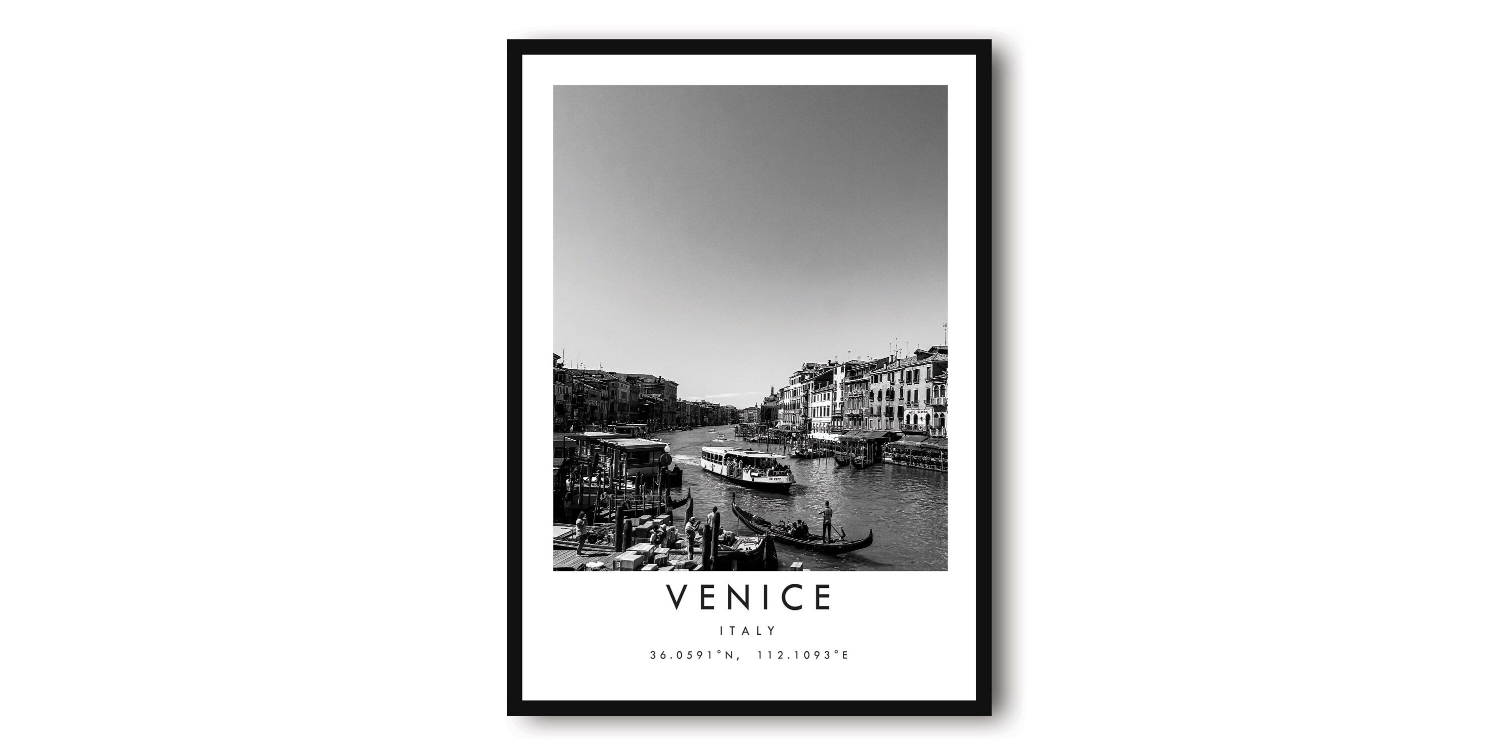 Venice Travel Print, Venice Poster Print, Venice Wall Art Minimalist, Venice Print, Photography Prints of Venice Italy A1/A2/A3/A4/A5