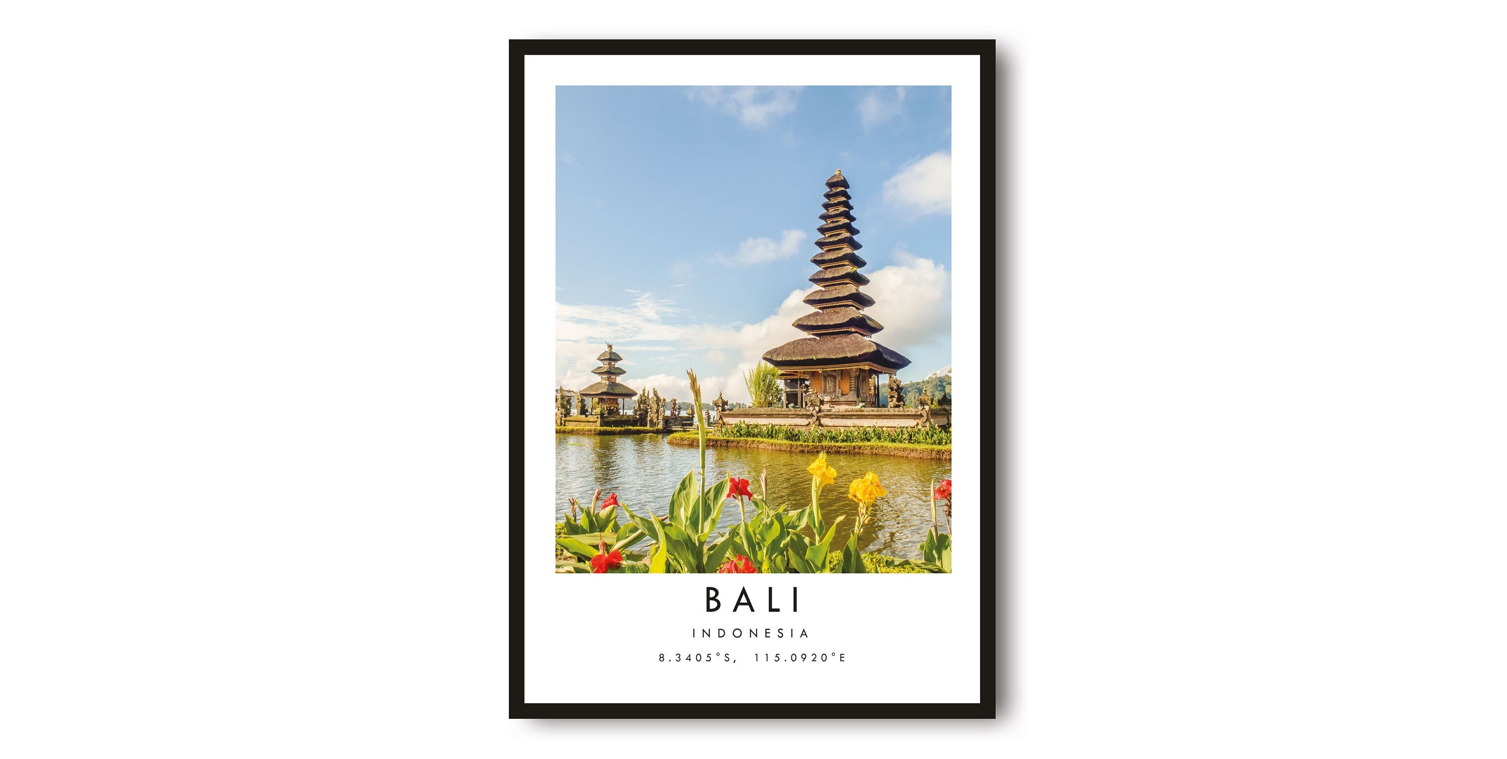 Bali Travel Print, Colour Travel Print, Bali Thailand Print, Minimalist Travel Posters, Popular Print, Popular Gift A1/A2/A3/A4/A5