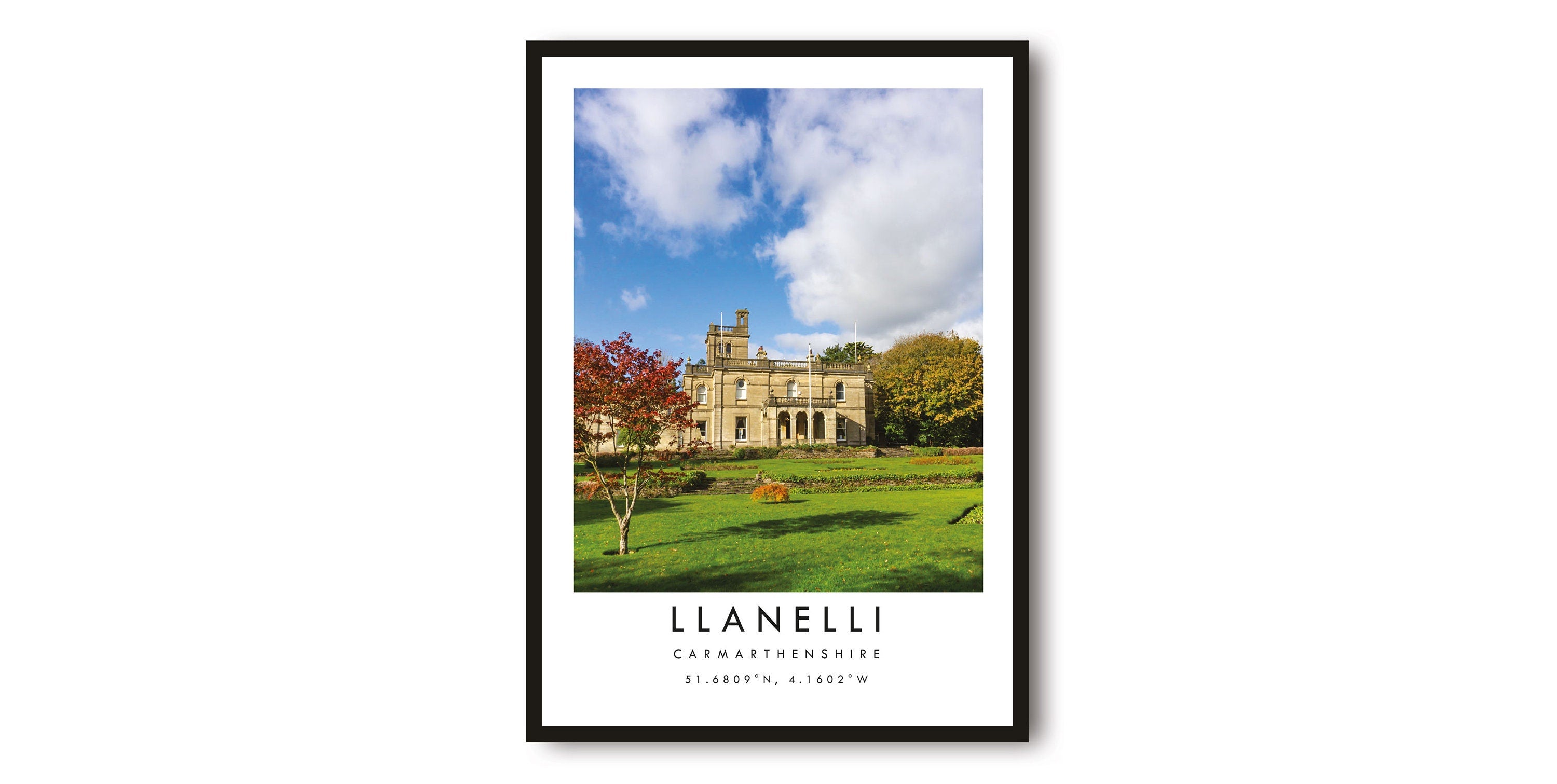 Llanelli Travel Print, Carmarthenshire Poster Print, Llanelli Wall Art Minimalist, Photography, Prints of Carmarthenshire A1/A2/A3/A4/A5