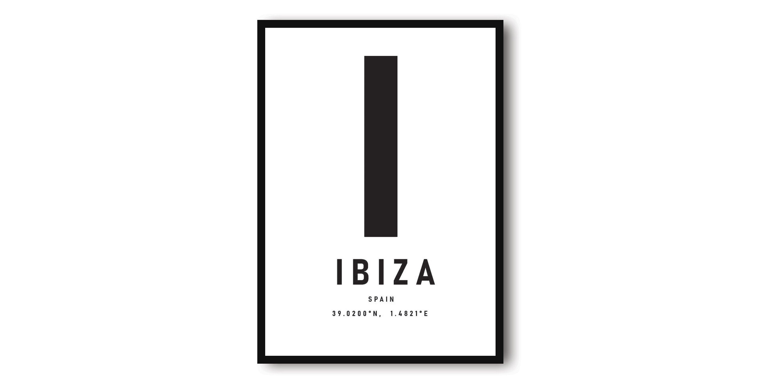 Ibiza Travel Print, Ibiza Poster Print, Wall Art Minimalist, Photography, Prints of Spain, San Antonio A1/A2/A3/A4/A5