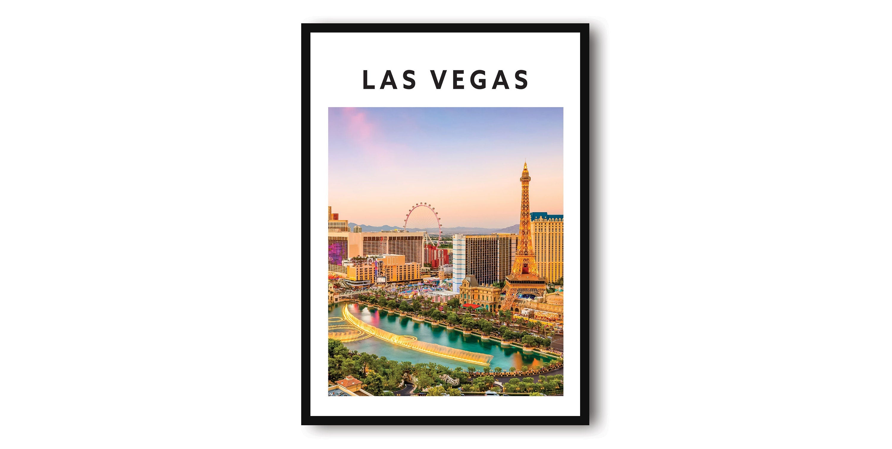 Las Vegas Travel Print, Las Vegas Poster, Unique Wallart Decor, Minimalist art, Home Decor, Popular Print A1/A2/A3/A4/A5