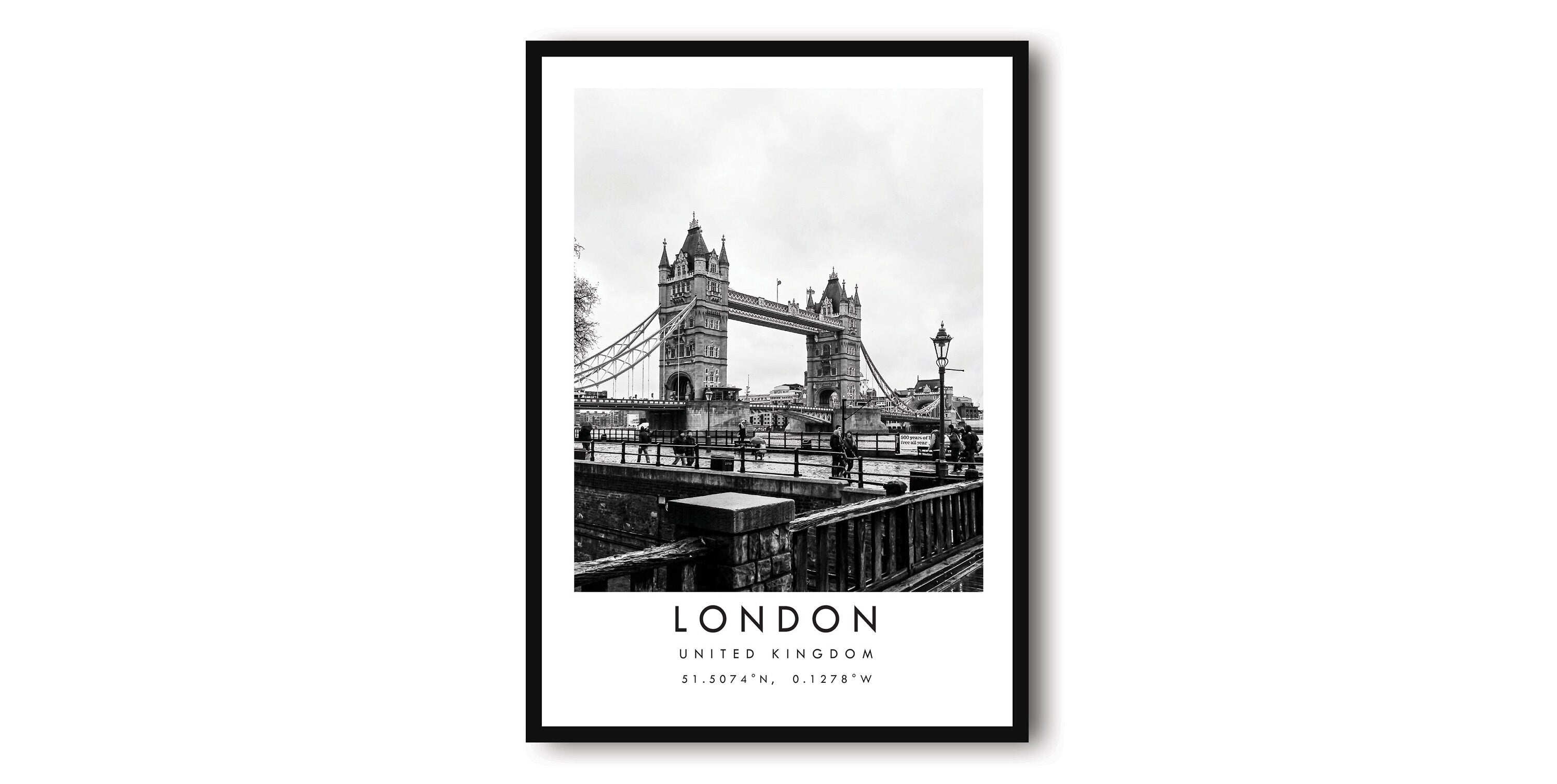 London Travel Print, London Poster, Unique Wallart Decor, Black and White Home Decor, England London , Popular Print A1/A2/A3/A4/A5