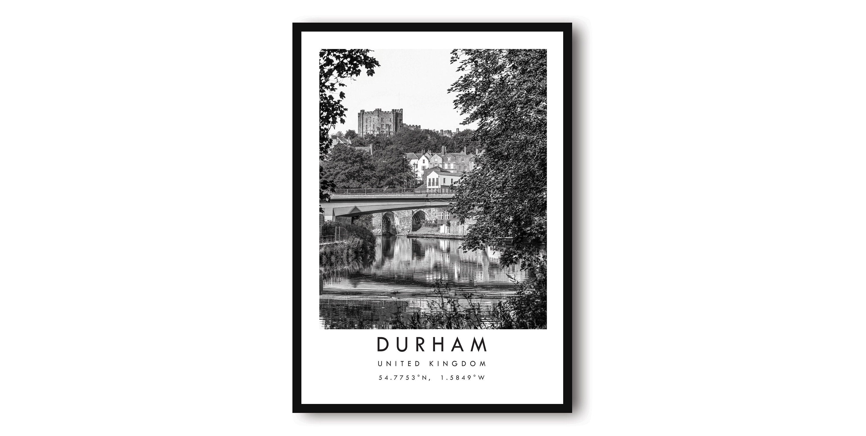 Durham Print, Durham Poster, Durham Travel Print, Wall Art A1/A2/A3/A4/A5