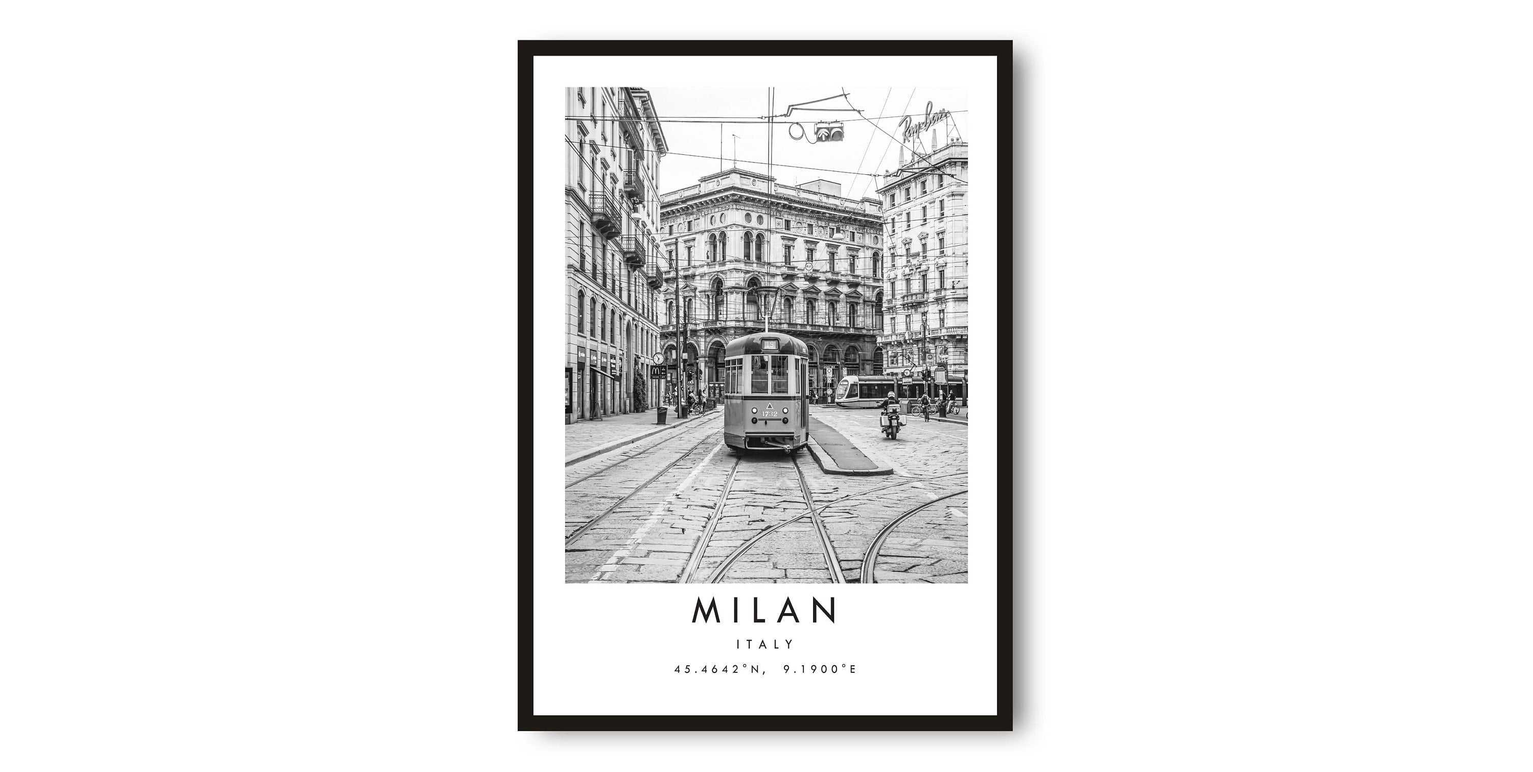Milan Travel Print, Milan Poster Print, Italy Wall Art Minimalist, Photography, Prints of Italy, Milan Travel Poster, Popular Gift